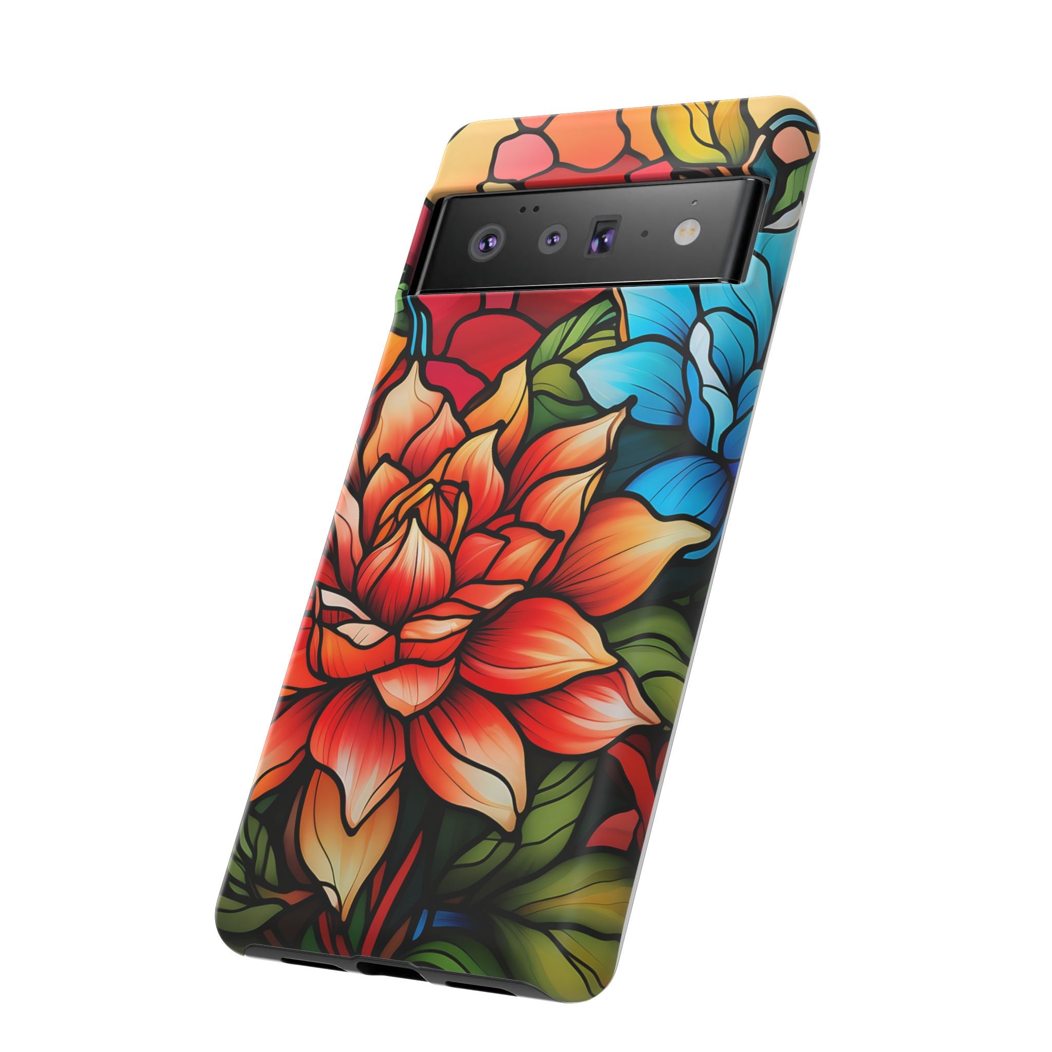 Stained Glass Floral Google Pixel Case (All Models)