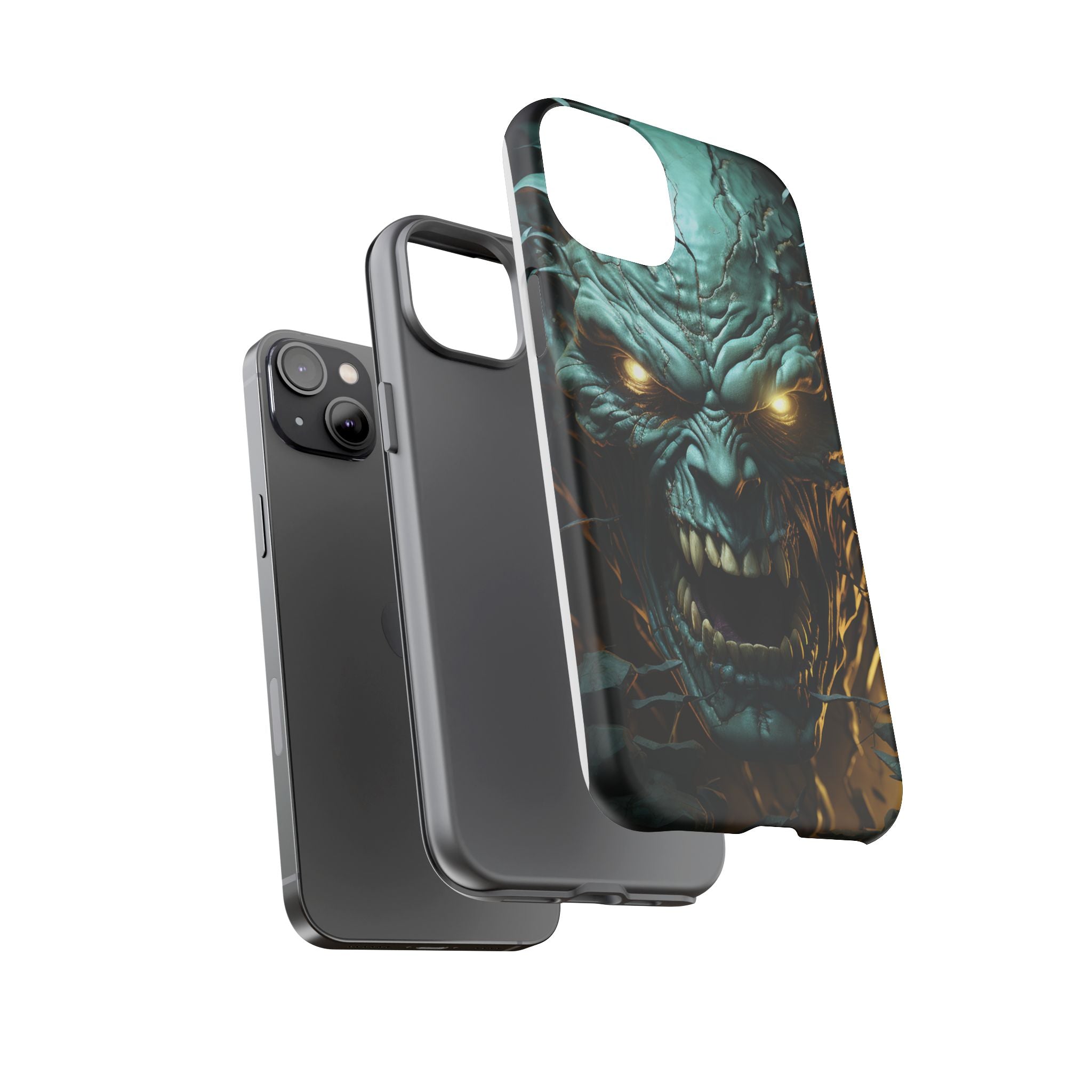 Monstrous Roar Hexagon Stone iPhone Case