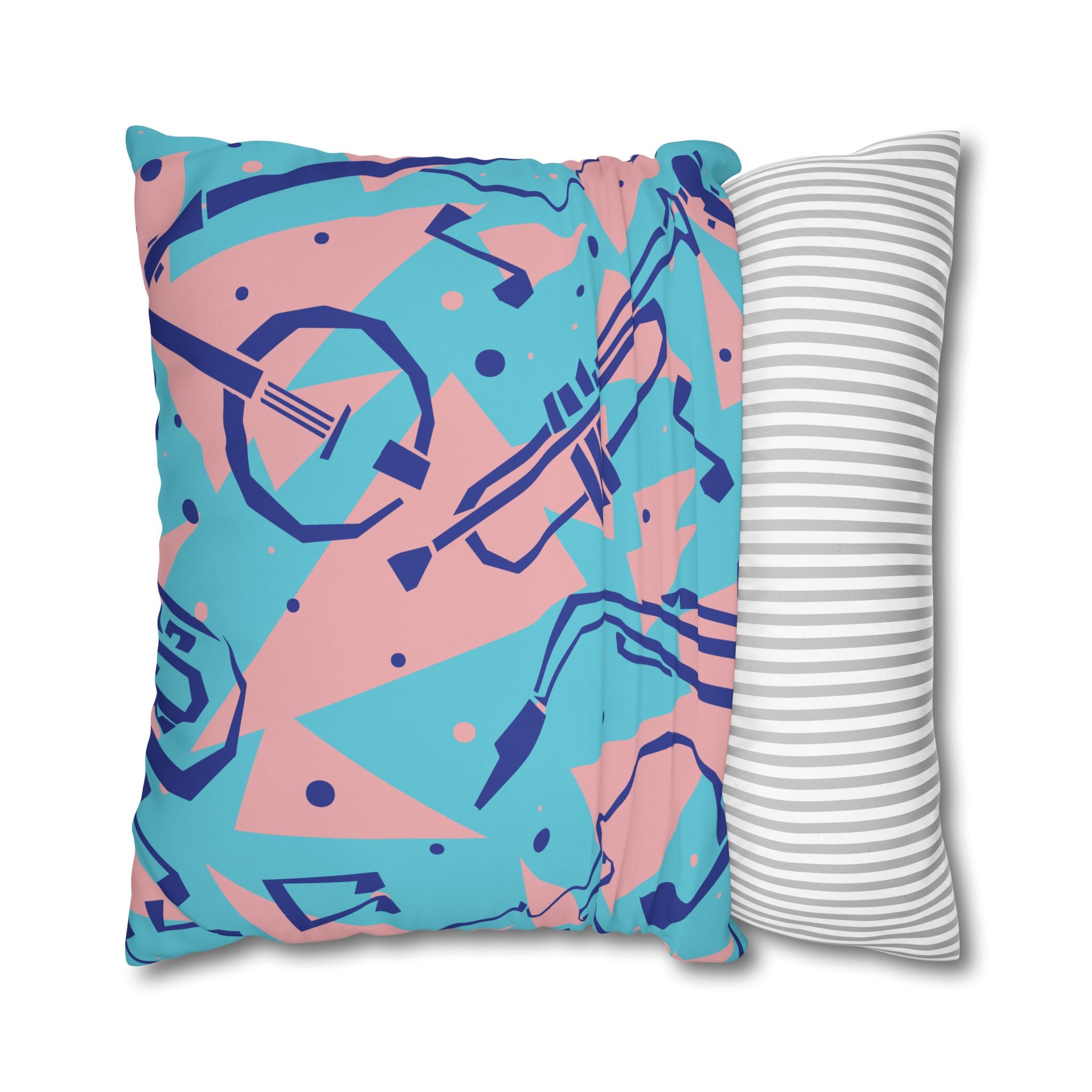 Retro Jazz Pillowcase - 80s Music Design