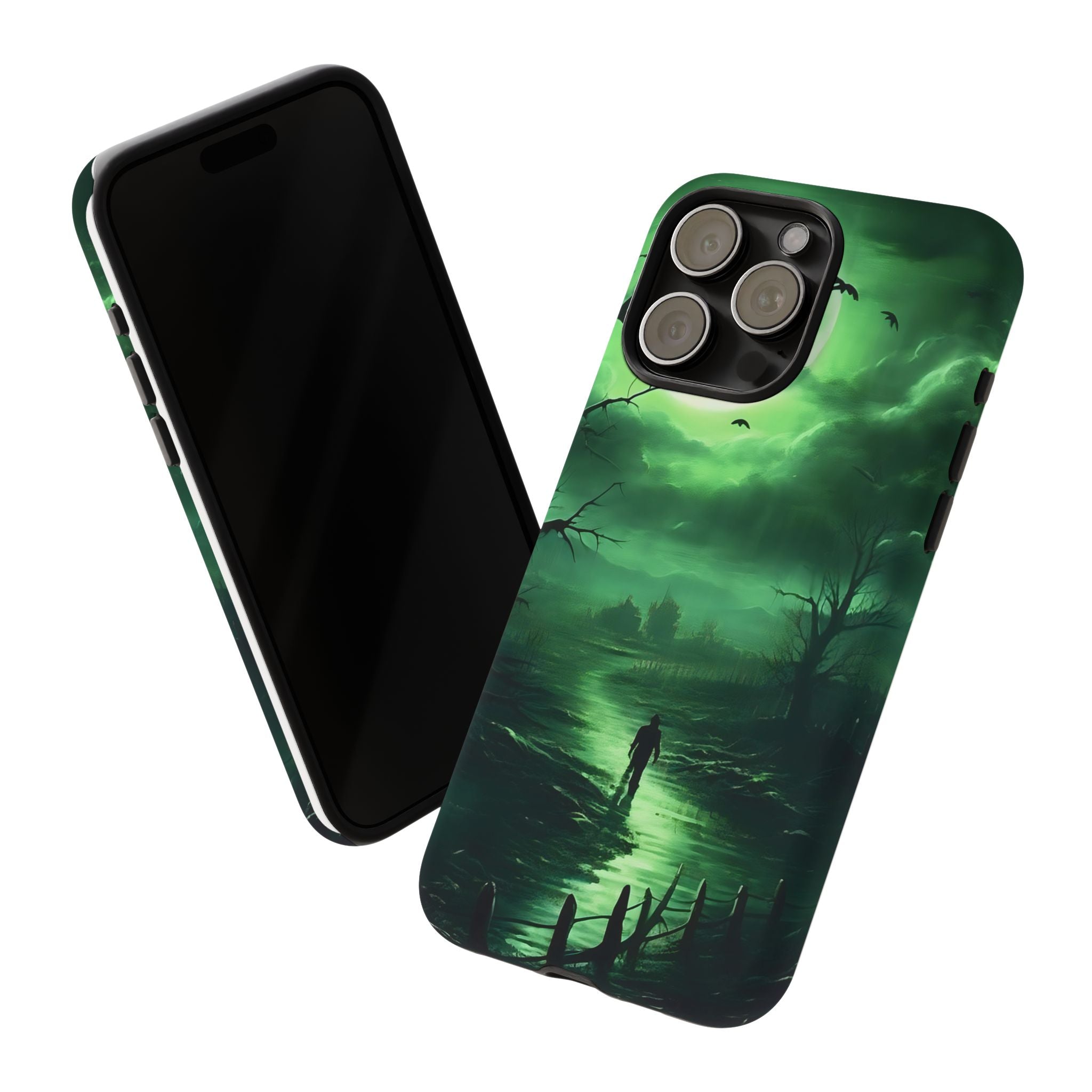 Swamp Moon Gothic iPhone Case - Hexagon Stone