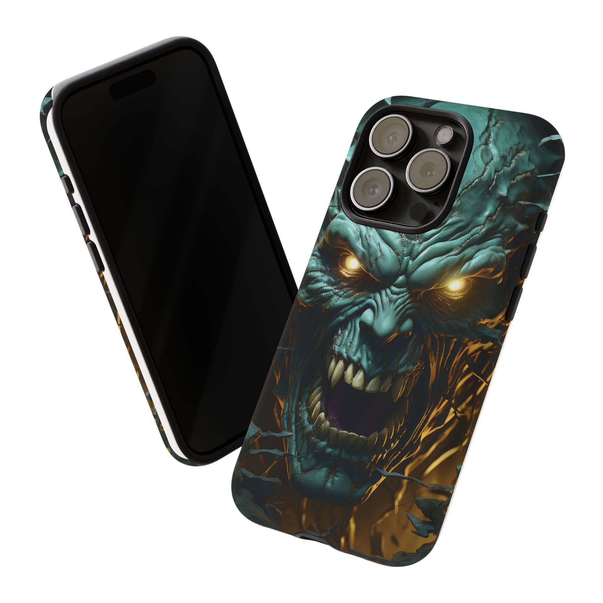 Monstrous Roar Hexagon Stone iPhone Case