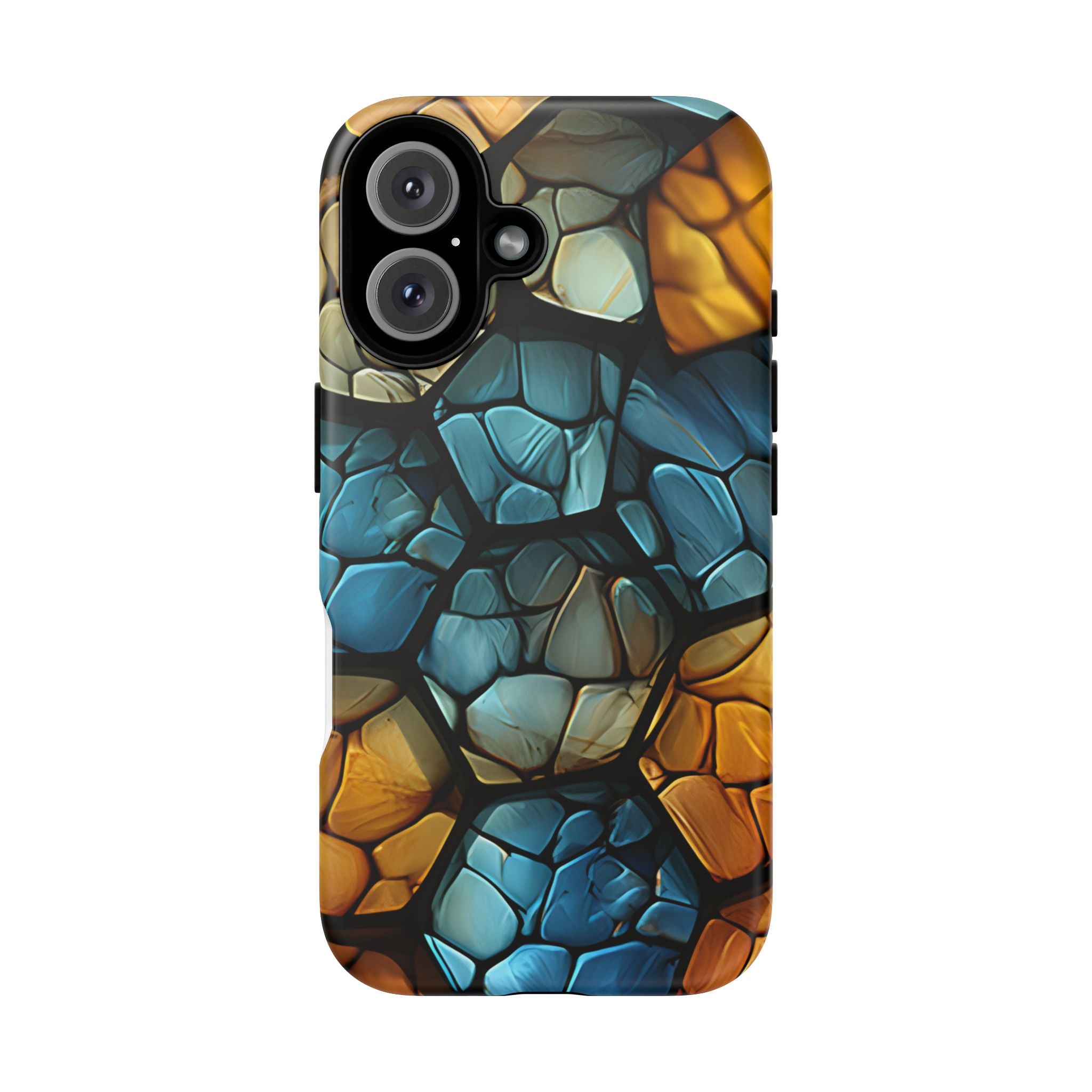 Abstract Stone Mosaic iPhone Case