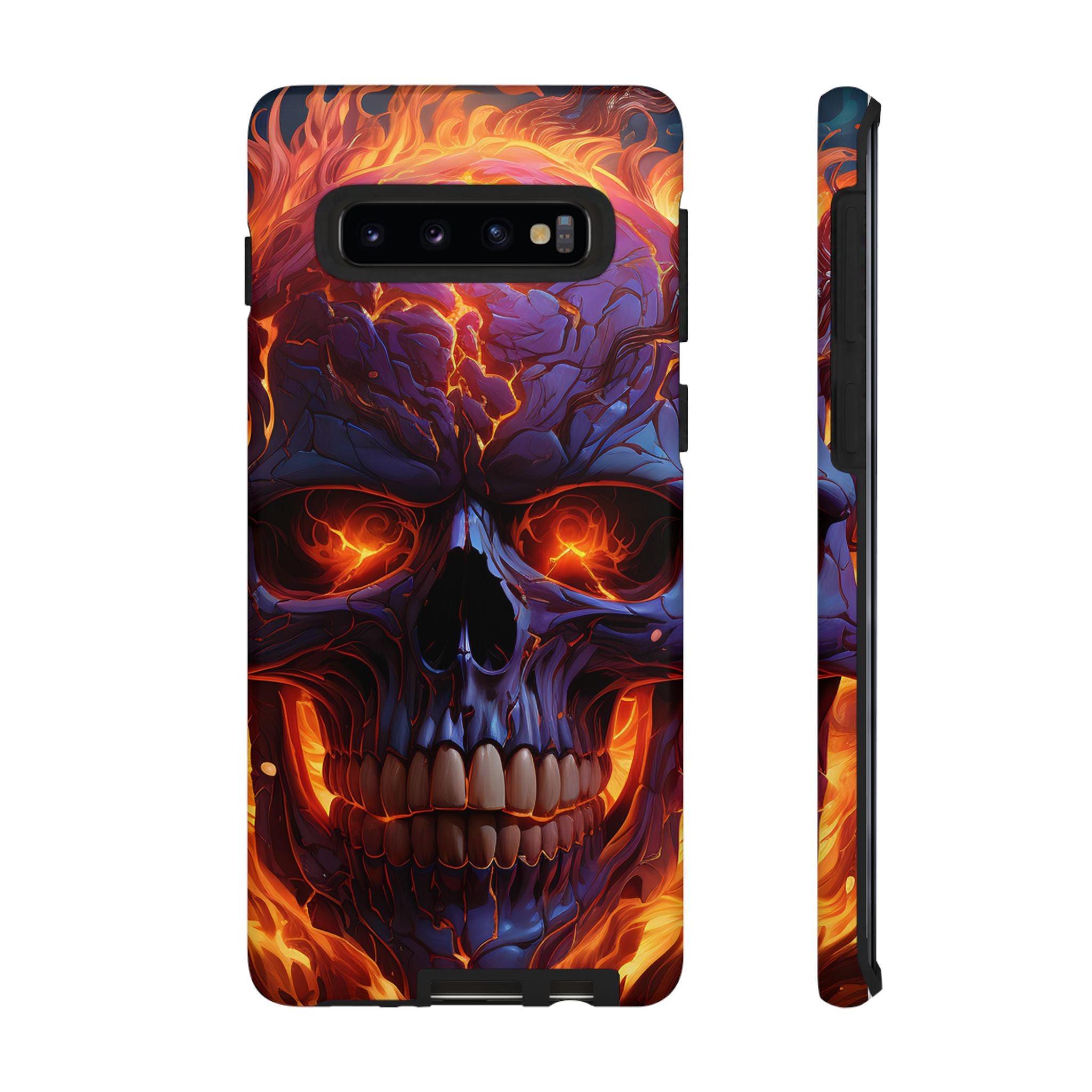 Fiery Skull Samsung Case