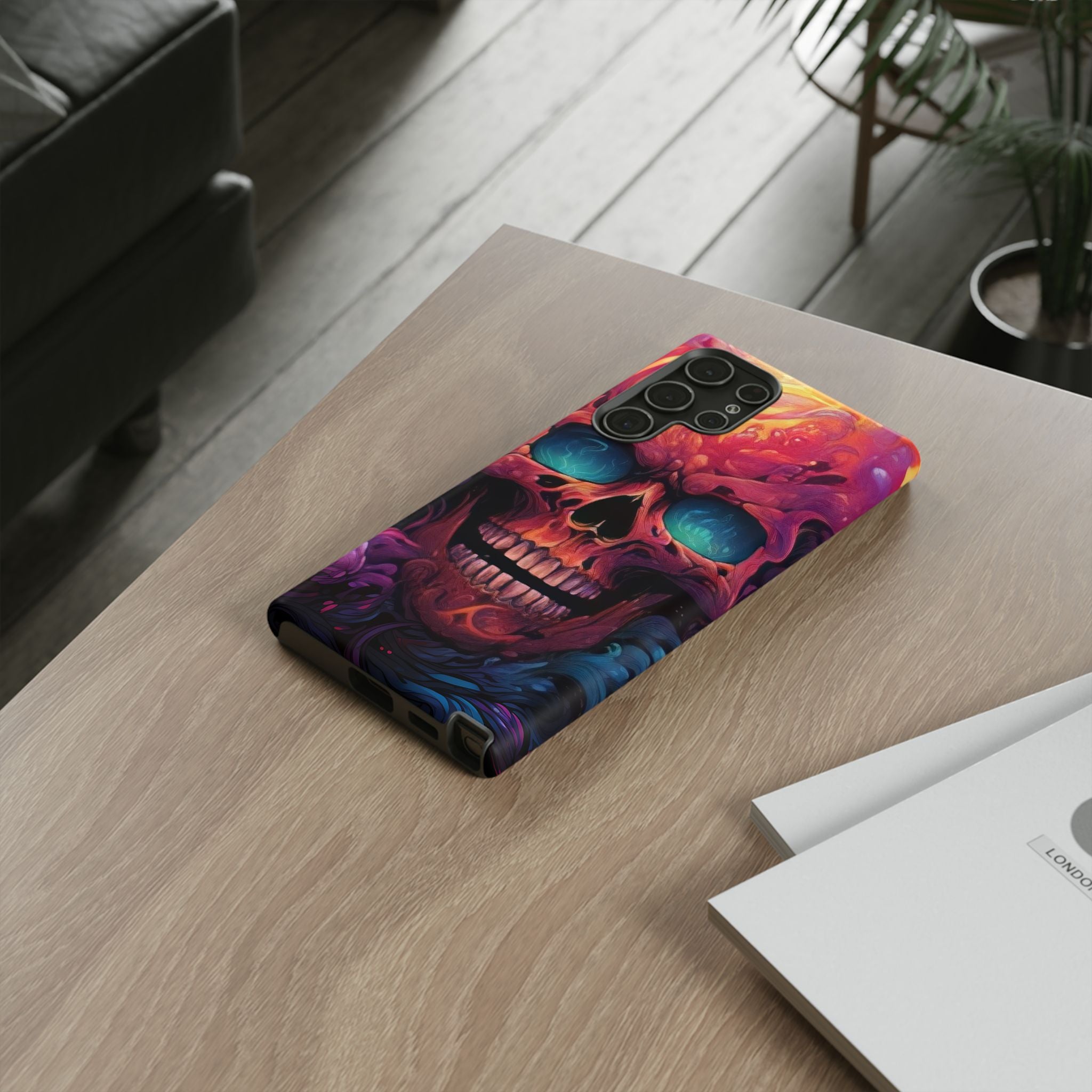 Surreal Skull Galaxy Samsung Case