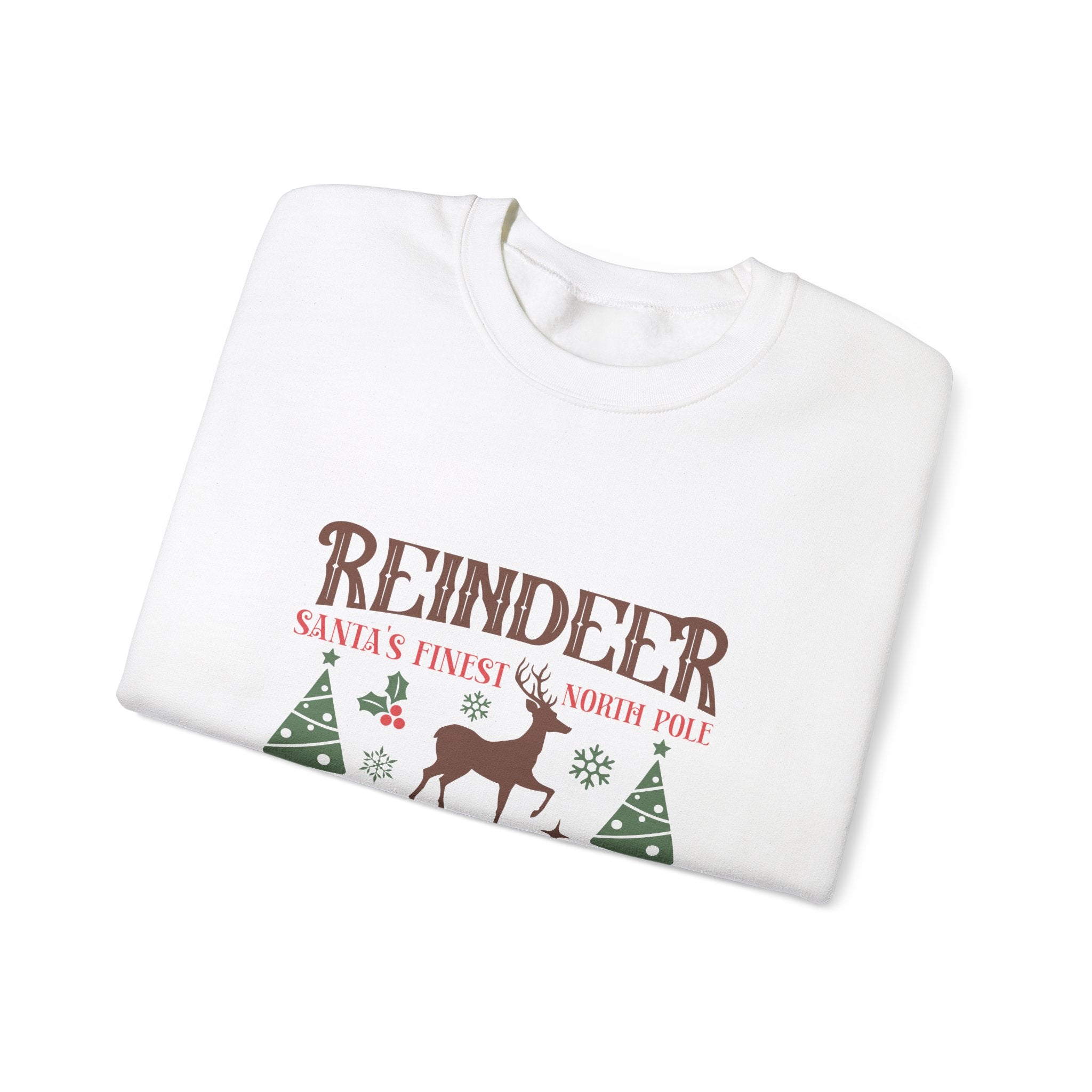 Santa's Finest Reindeer Xmas Sweatshirt