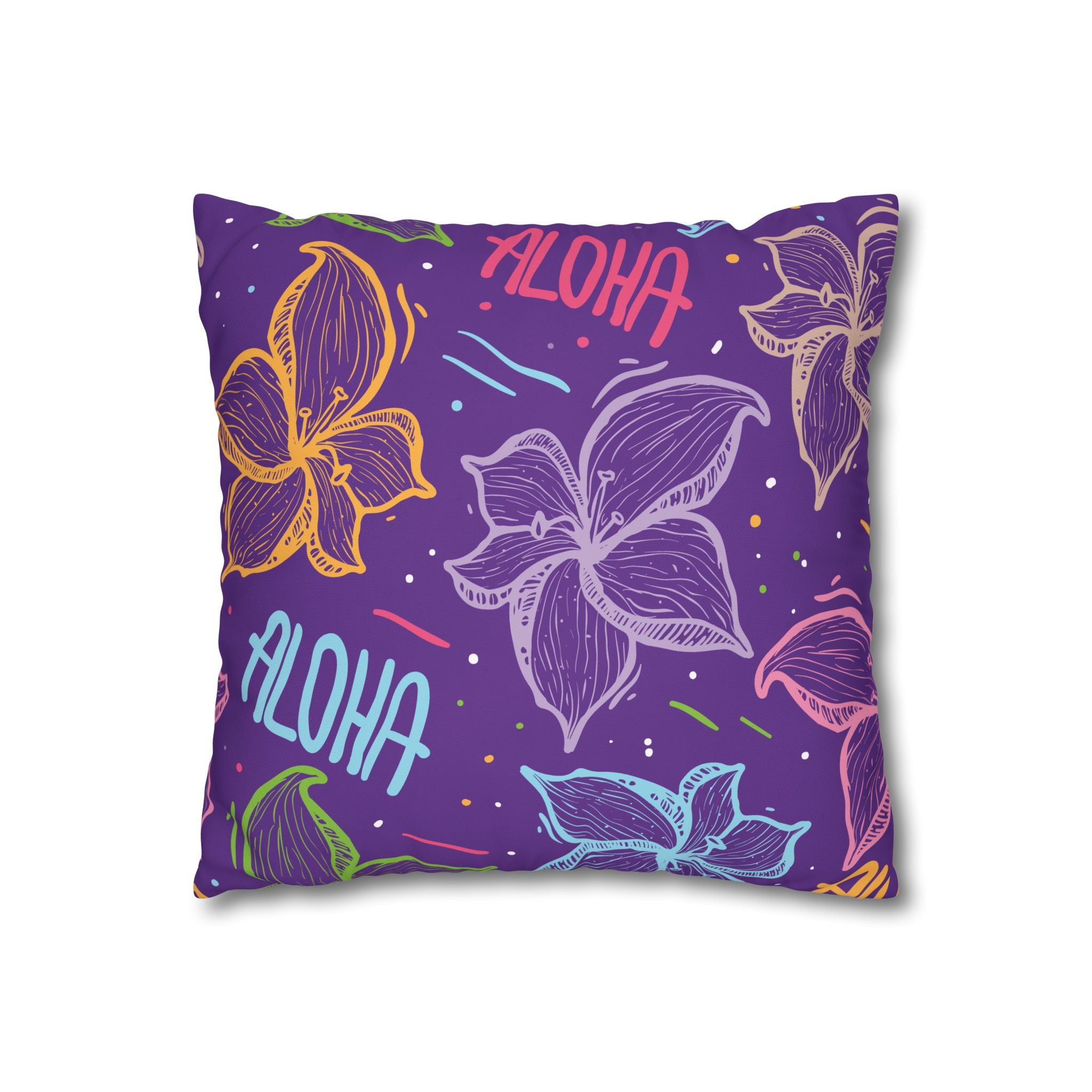 Aloha Lily Pillowcase - Tropical Floral