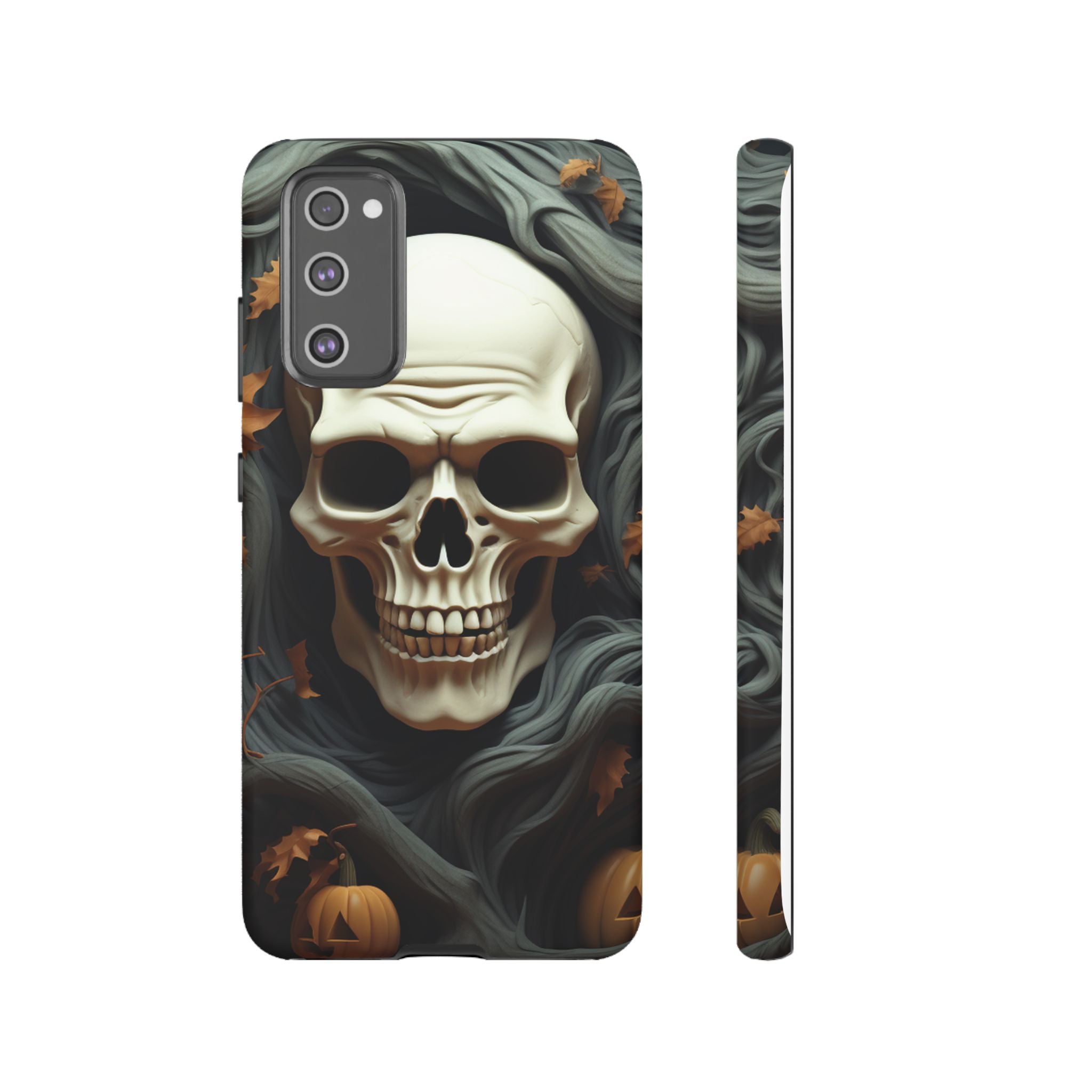 Spooky Skull Samsung Case: Halloween Edition