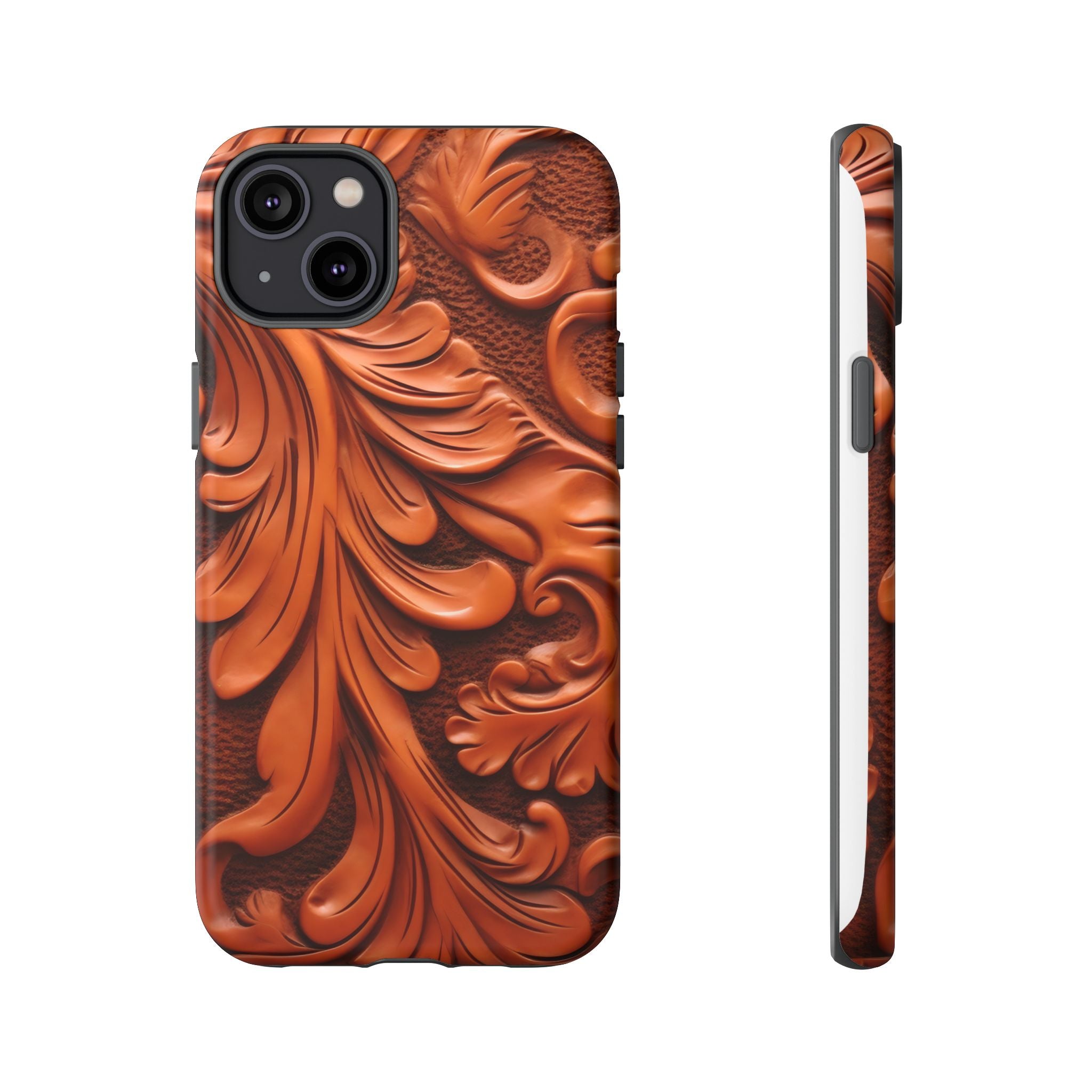 Baroque Acanthus Hexagon iPhone Case