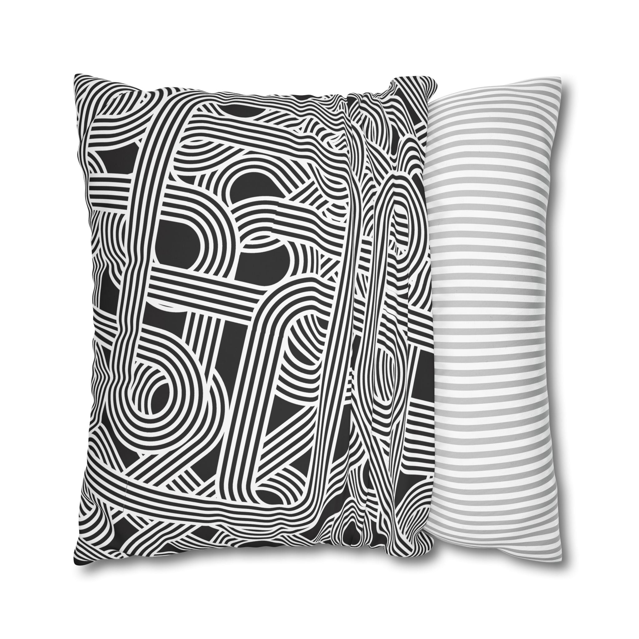 Retro Optical Illusion Pillowcase