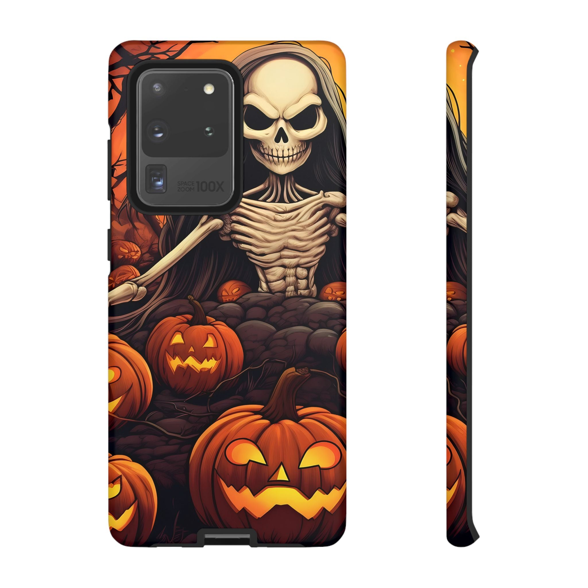 Spooky Skeleton Halloween Samsung Case