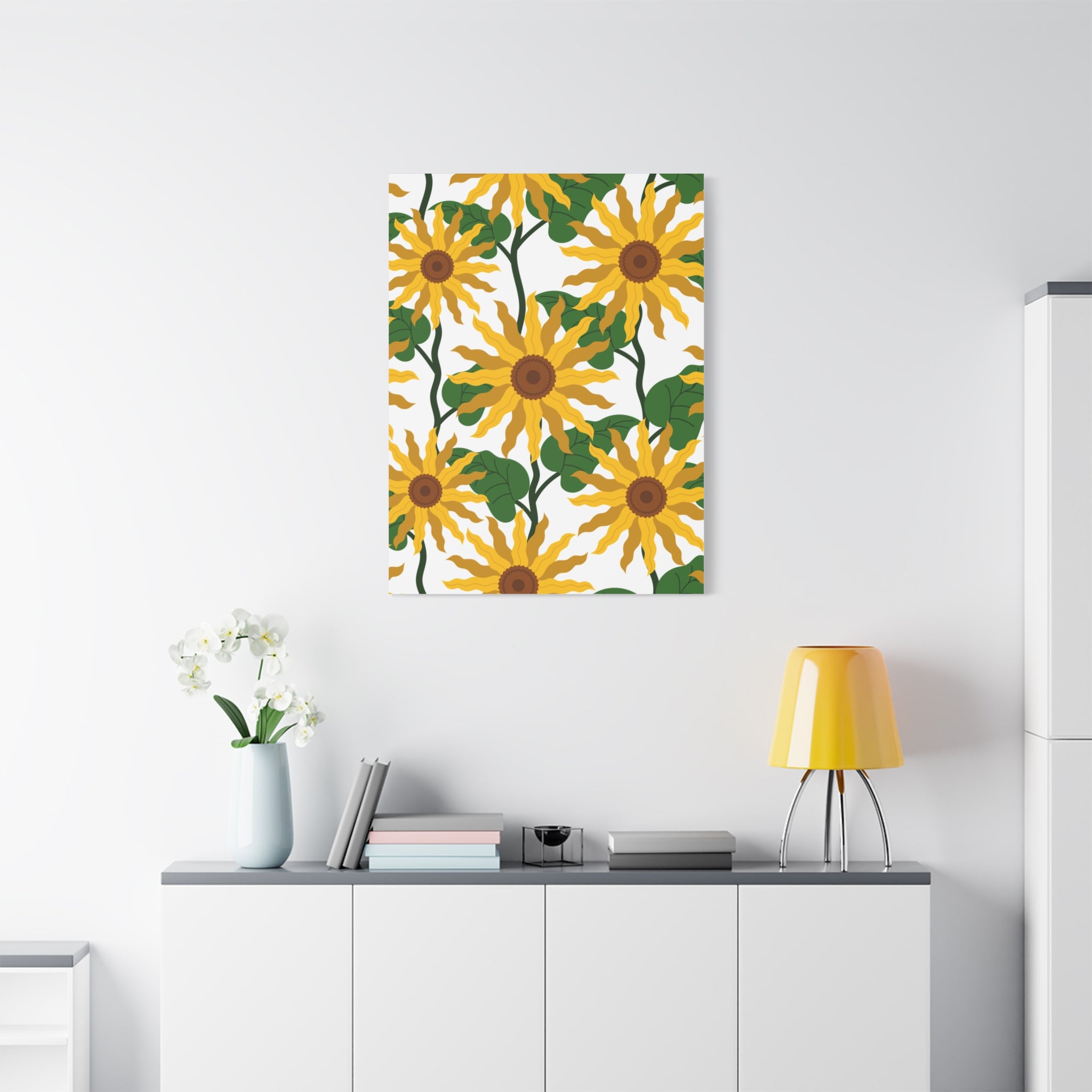 Bold Sunflower Canvas Art Print