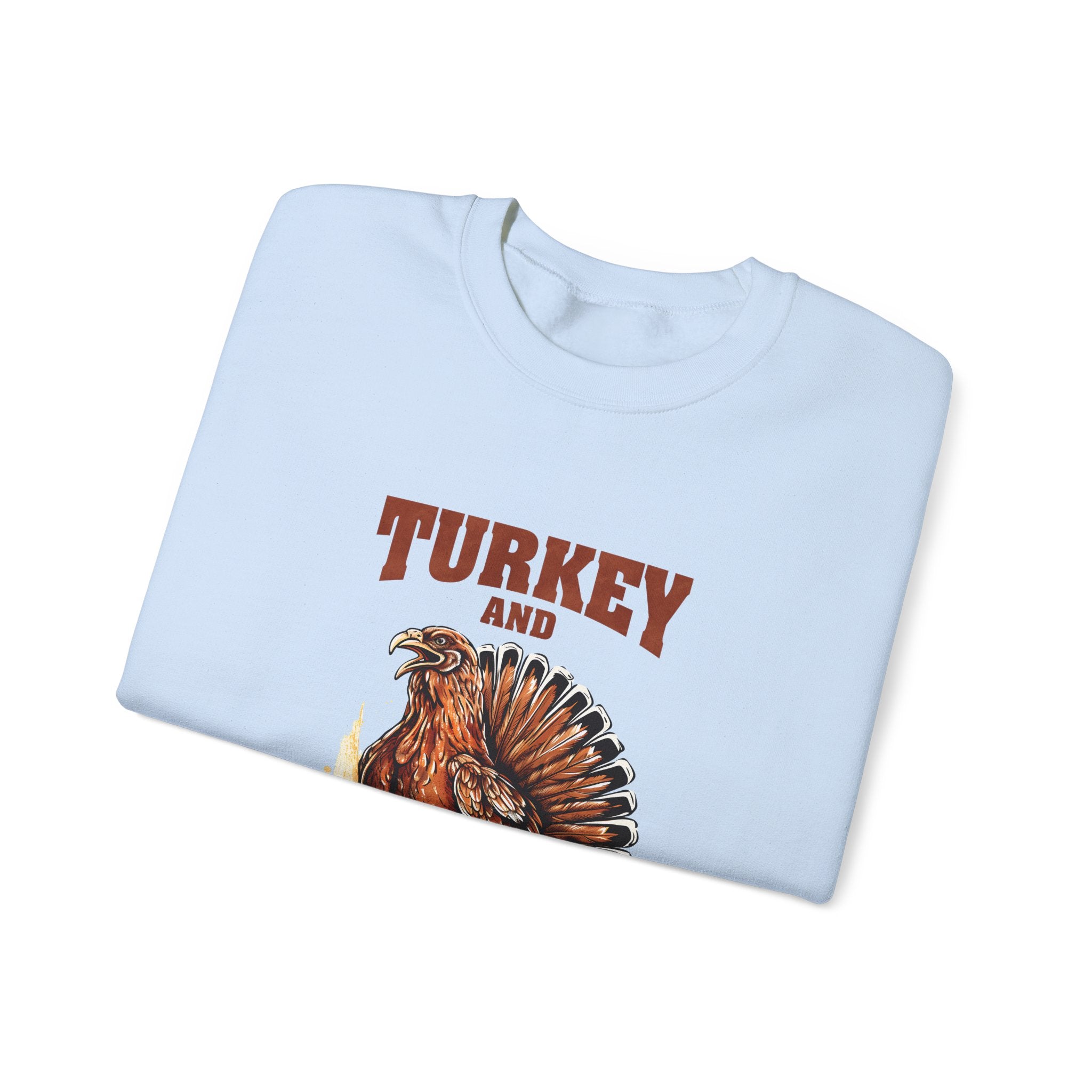 Turkey & Touchdowns Thanksgiving Sweatshirt