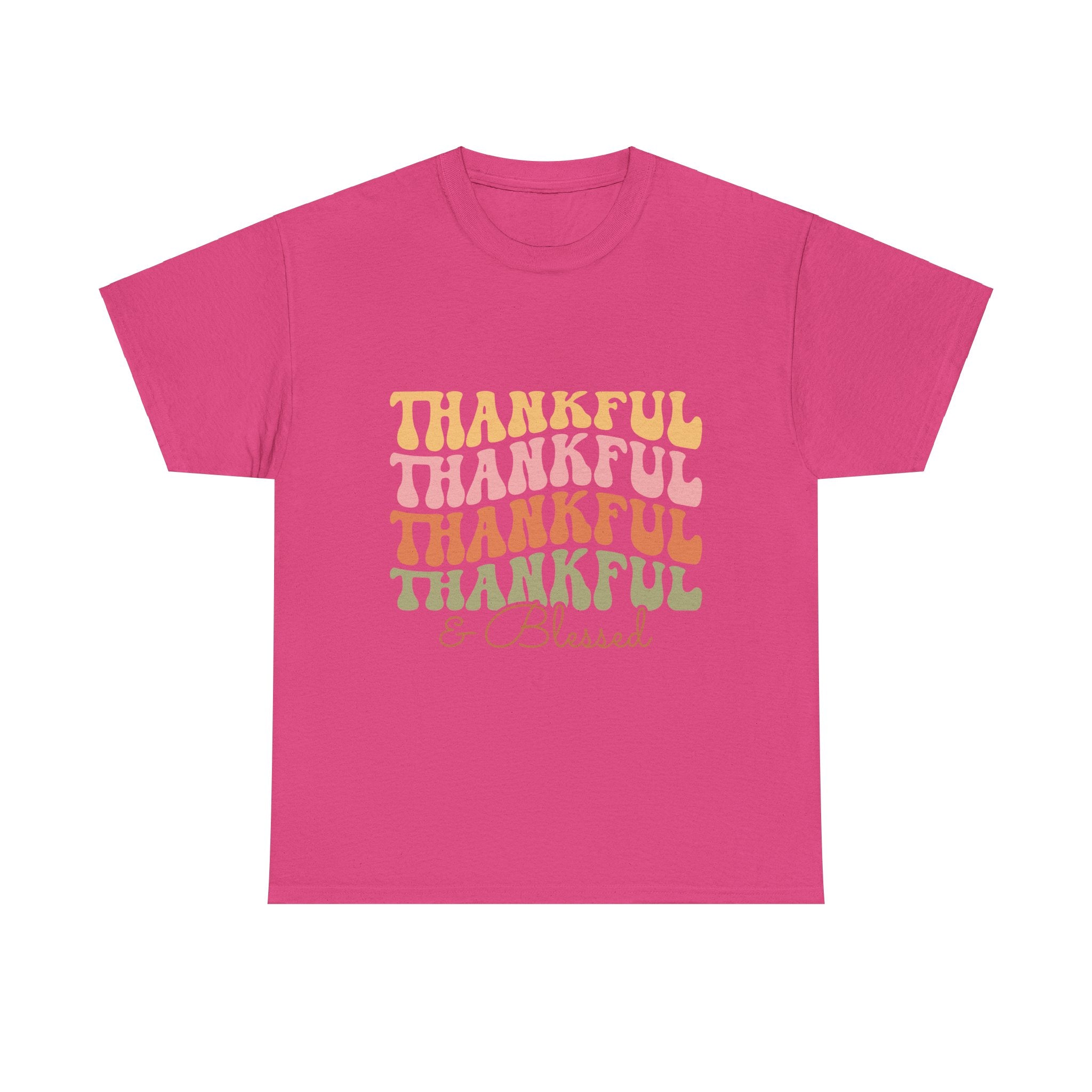 Thankful & Blessed Thanksgiving Tee