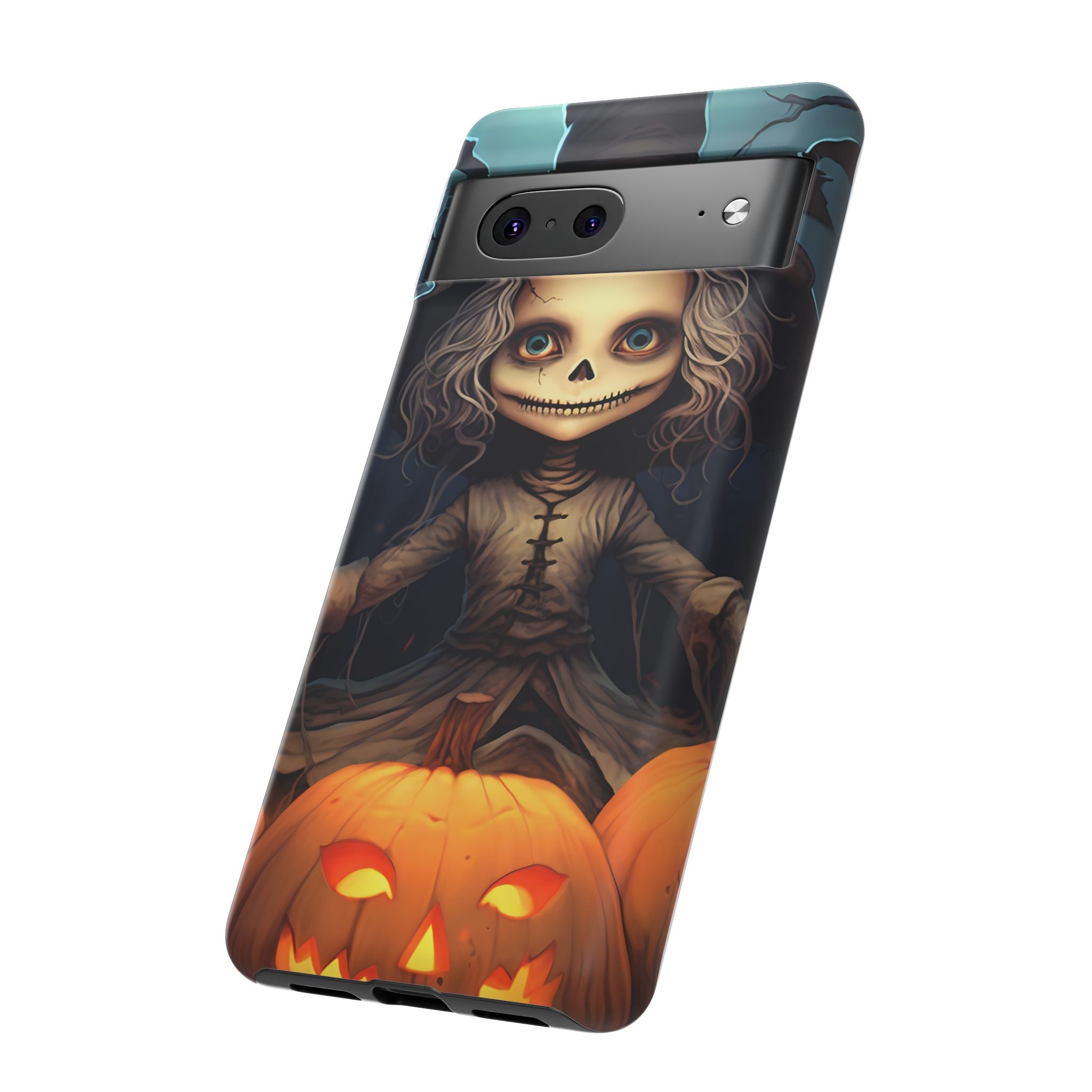 Spooky Skull Girl Halloween Google Google Pixel Case (All Models)