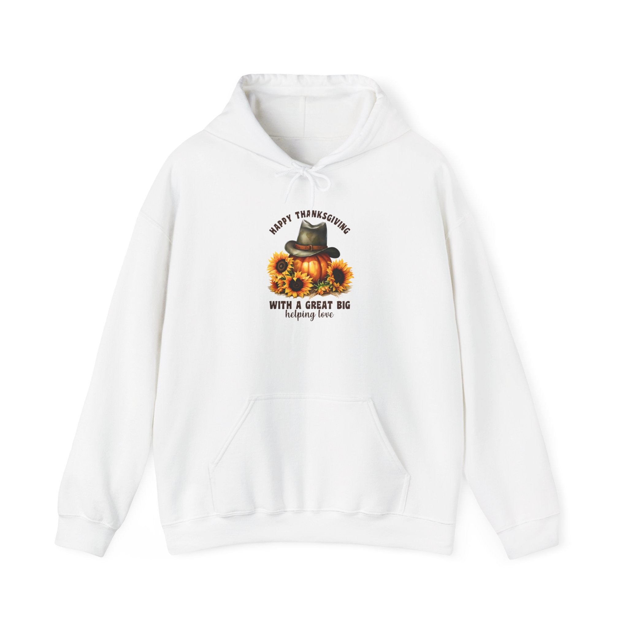 Happy Thanksgiving Cowboy Pumpkin Hoodie