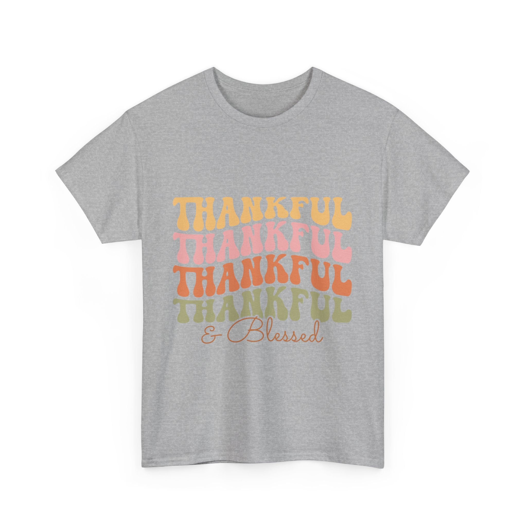 Thankful & Blessed Thanksgiving Tee