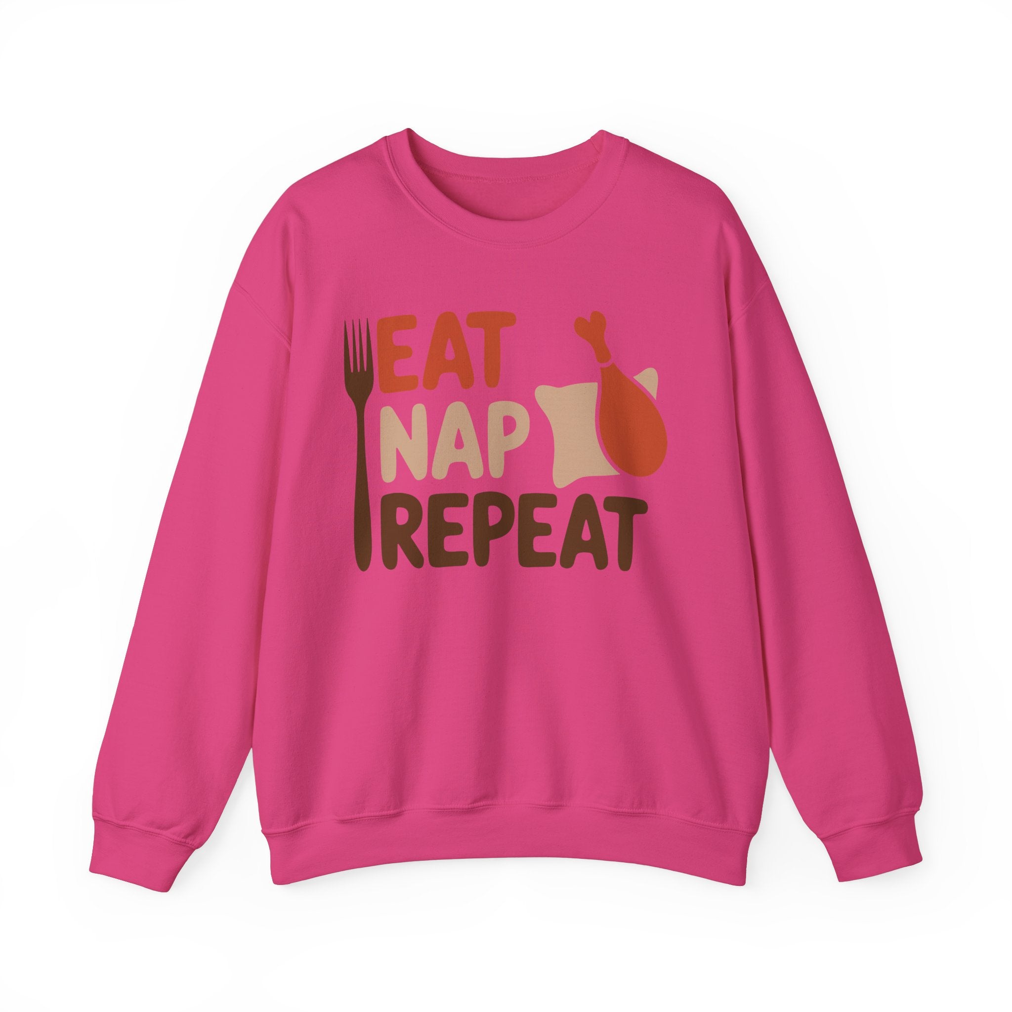 Eat Nap Repeat Thanksgiving Sweatshirt