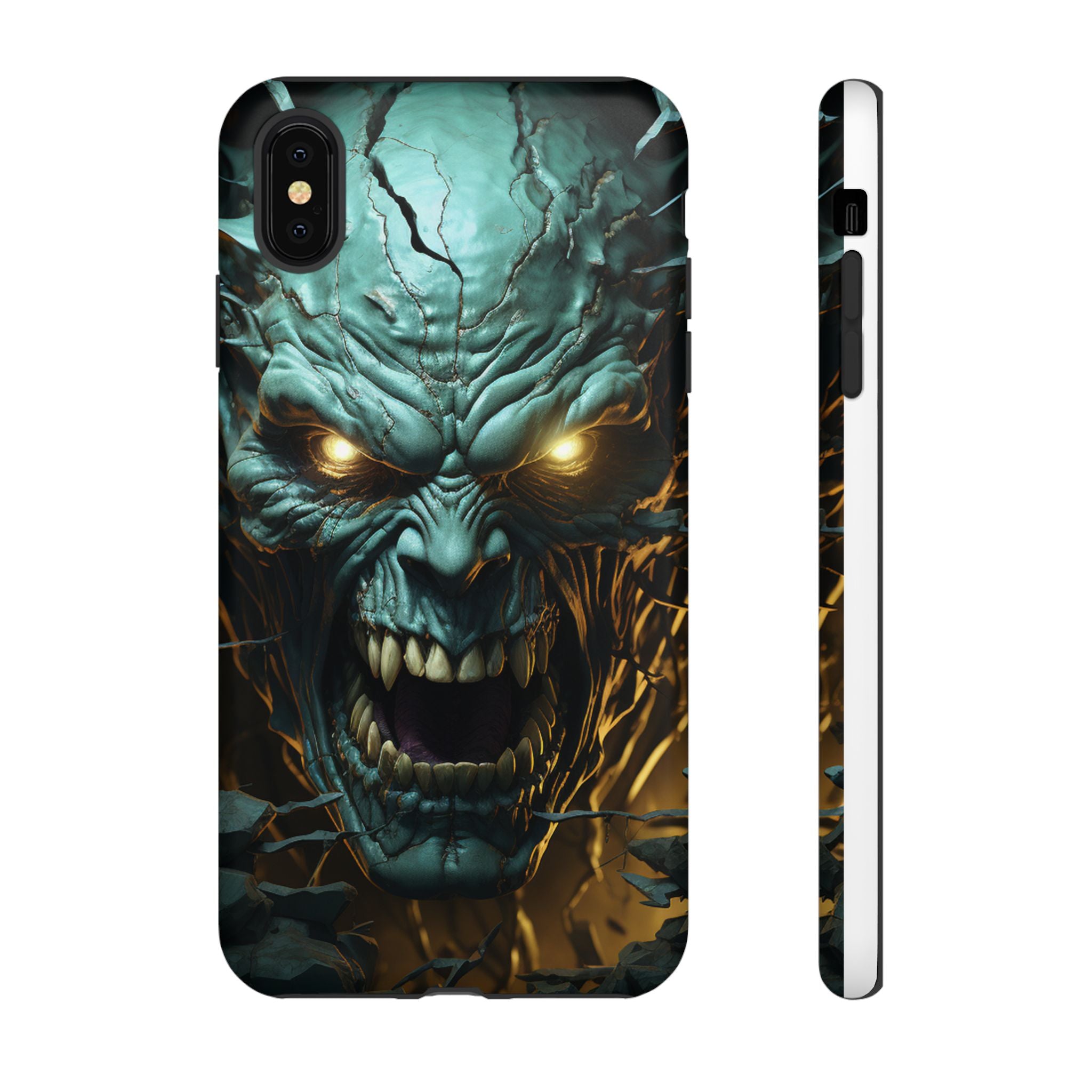 Monstrous Roar Hexagon Stone iPhone Case