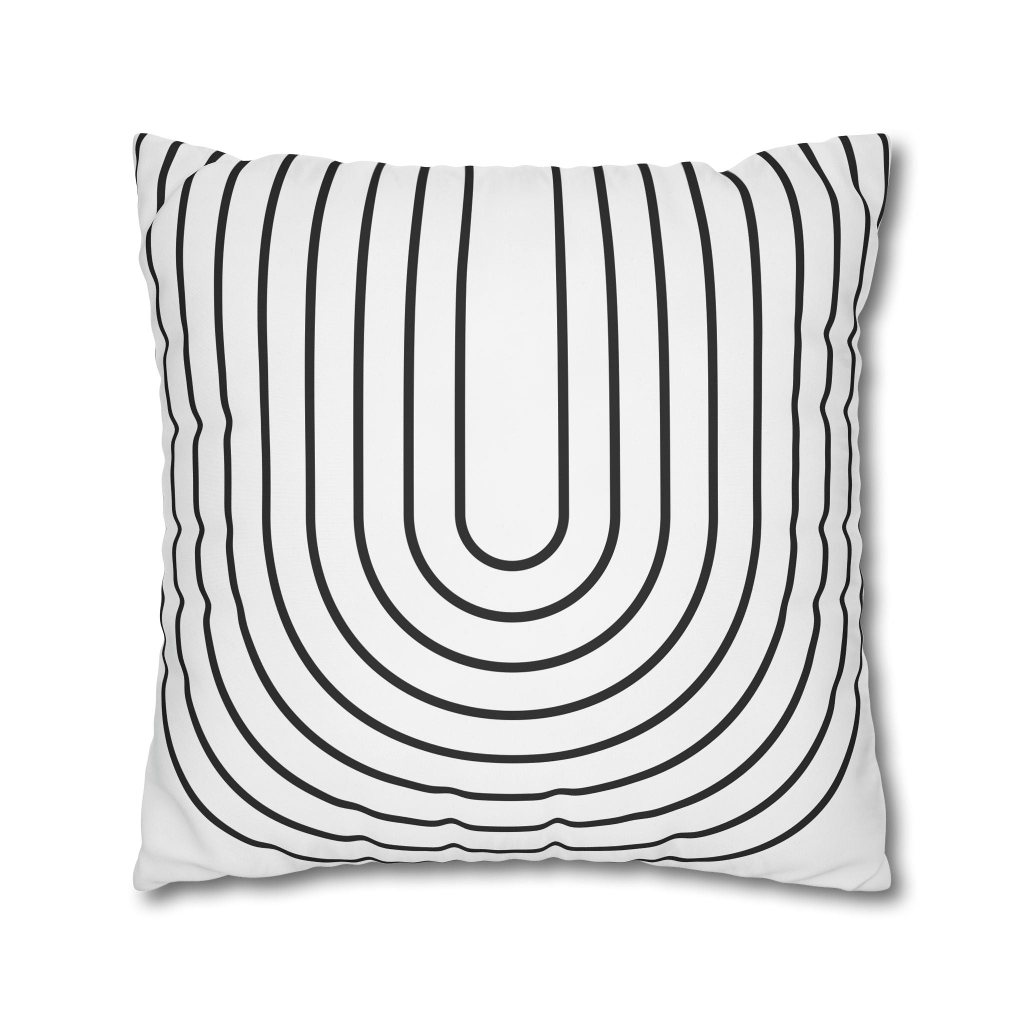 Abstract U-Shape Pillowcase - Minimalist Design