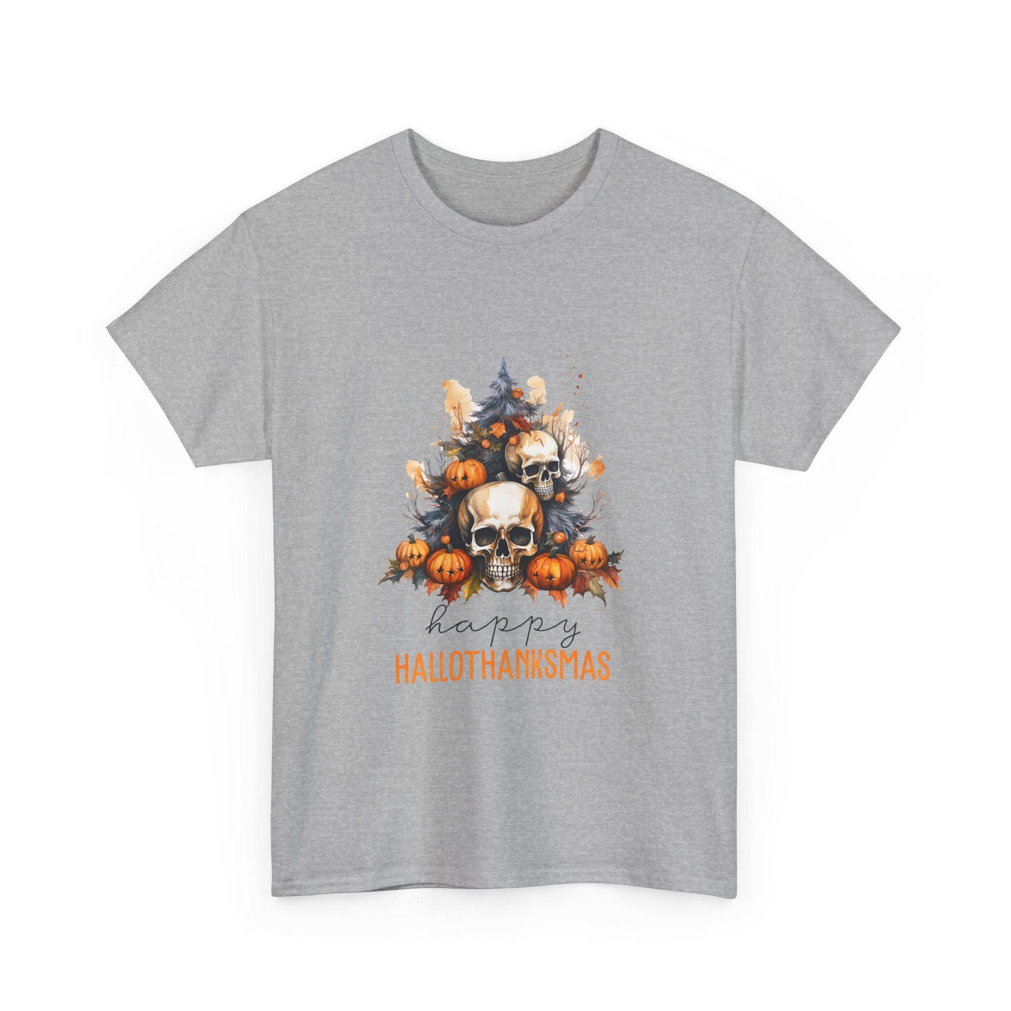 Hallothanksmas Skull Pumpkin Tee