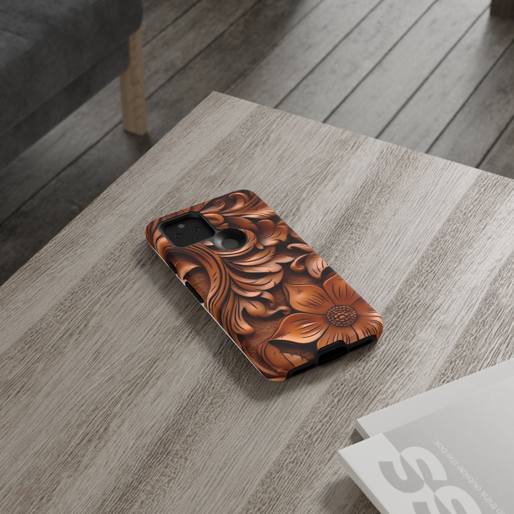 Intricate Wood Carving Design Google Pixel Case (All Models)