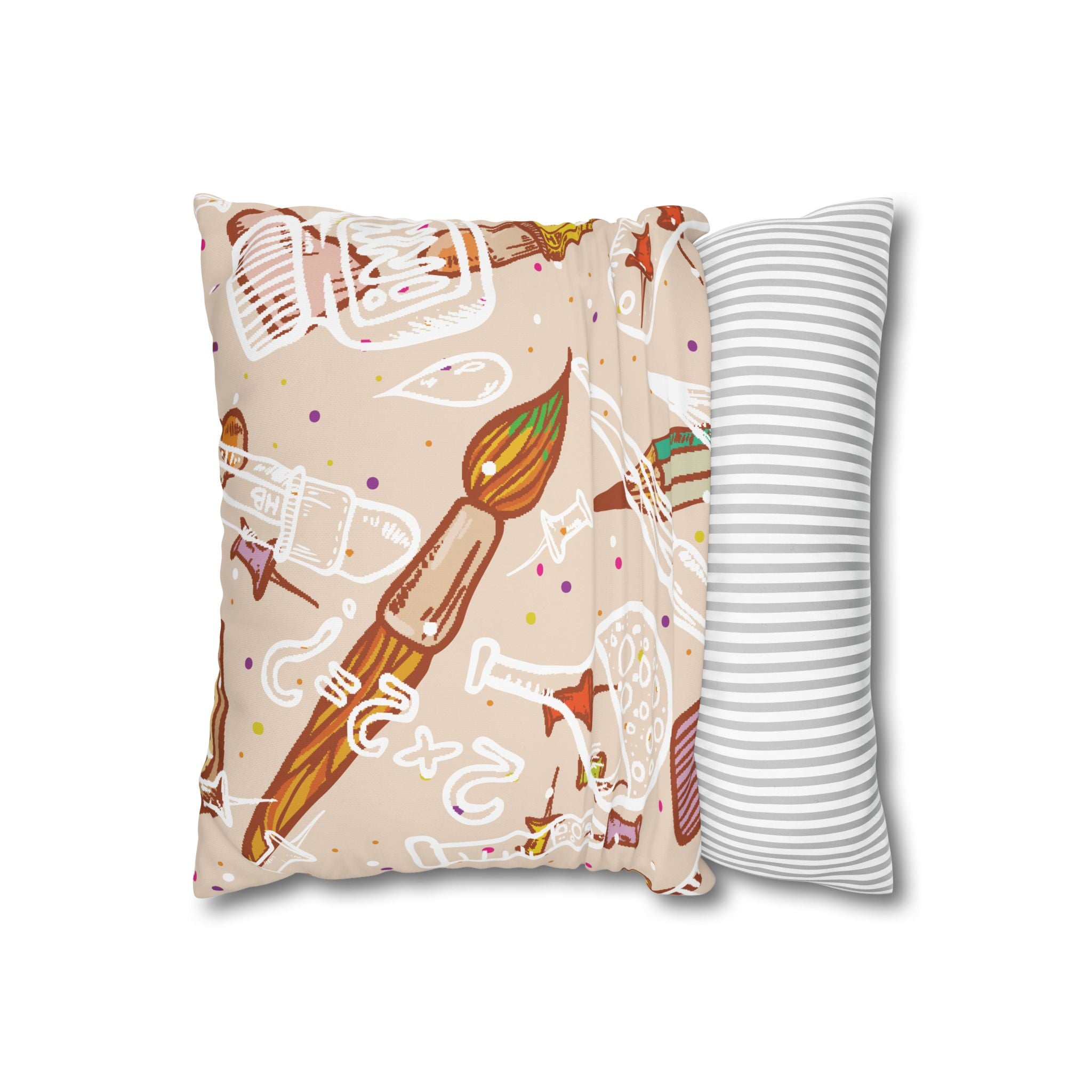 Whimsical School Supplies Pillowcase