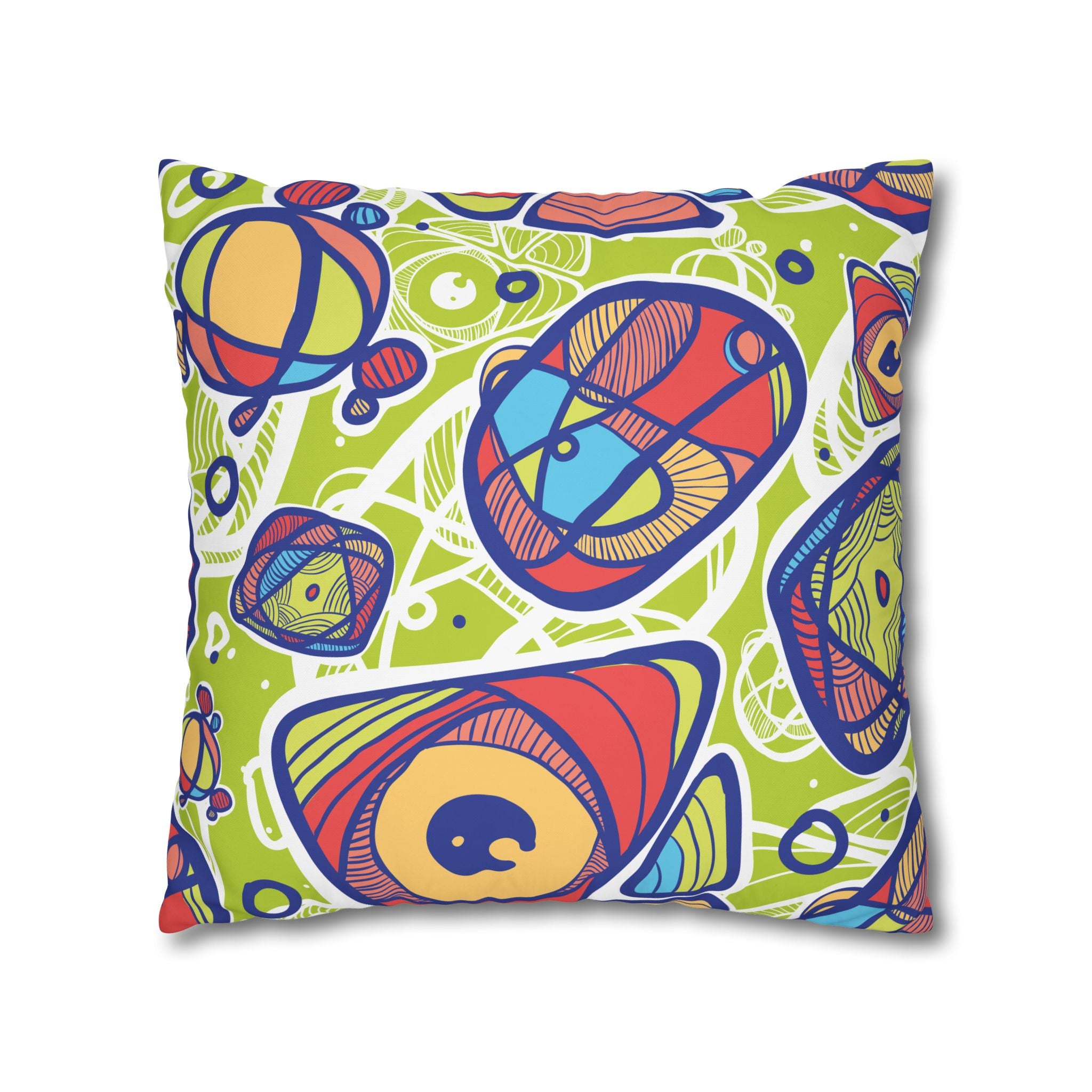 Psychedelic Geo Pillowcase - Vivid Dreams