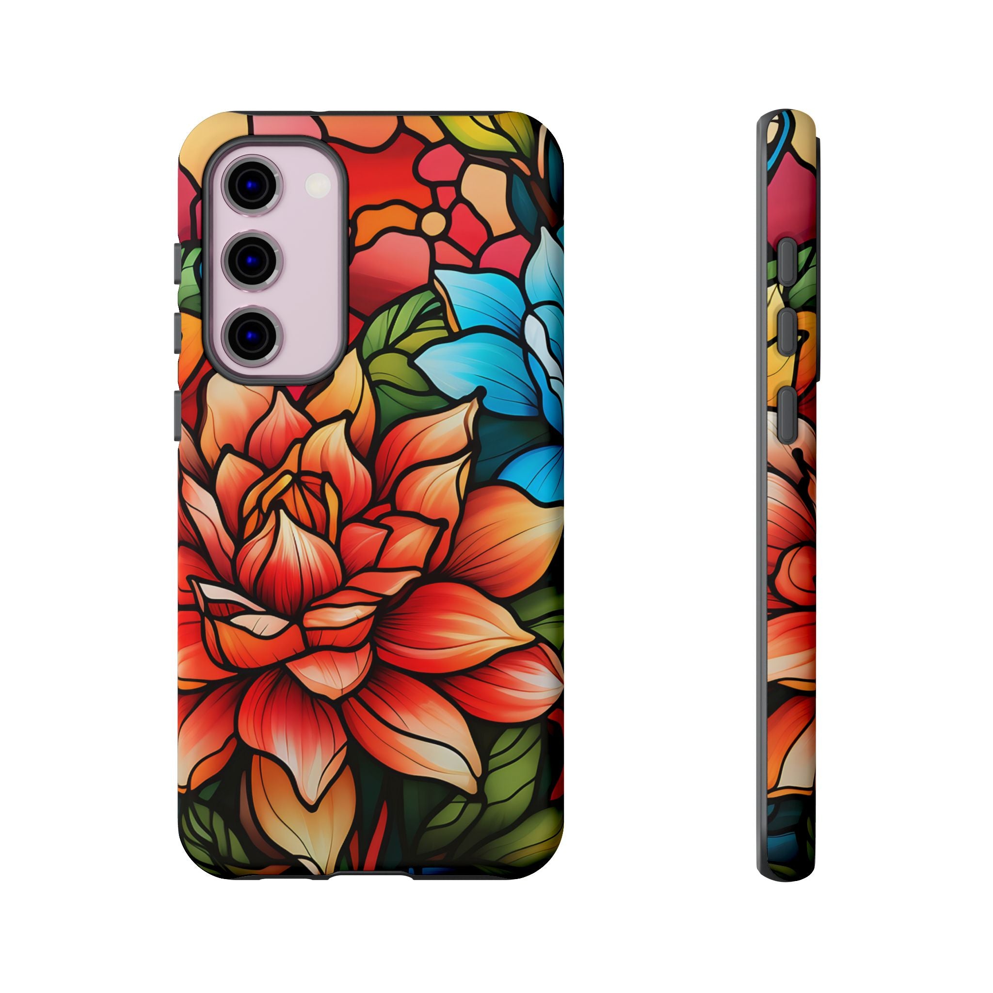 Stained Glass Floral Samsung Case