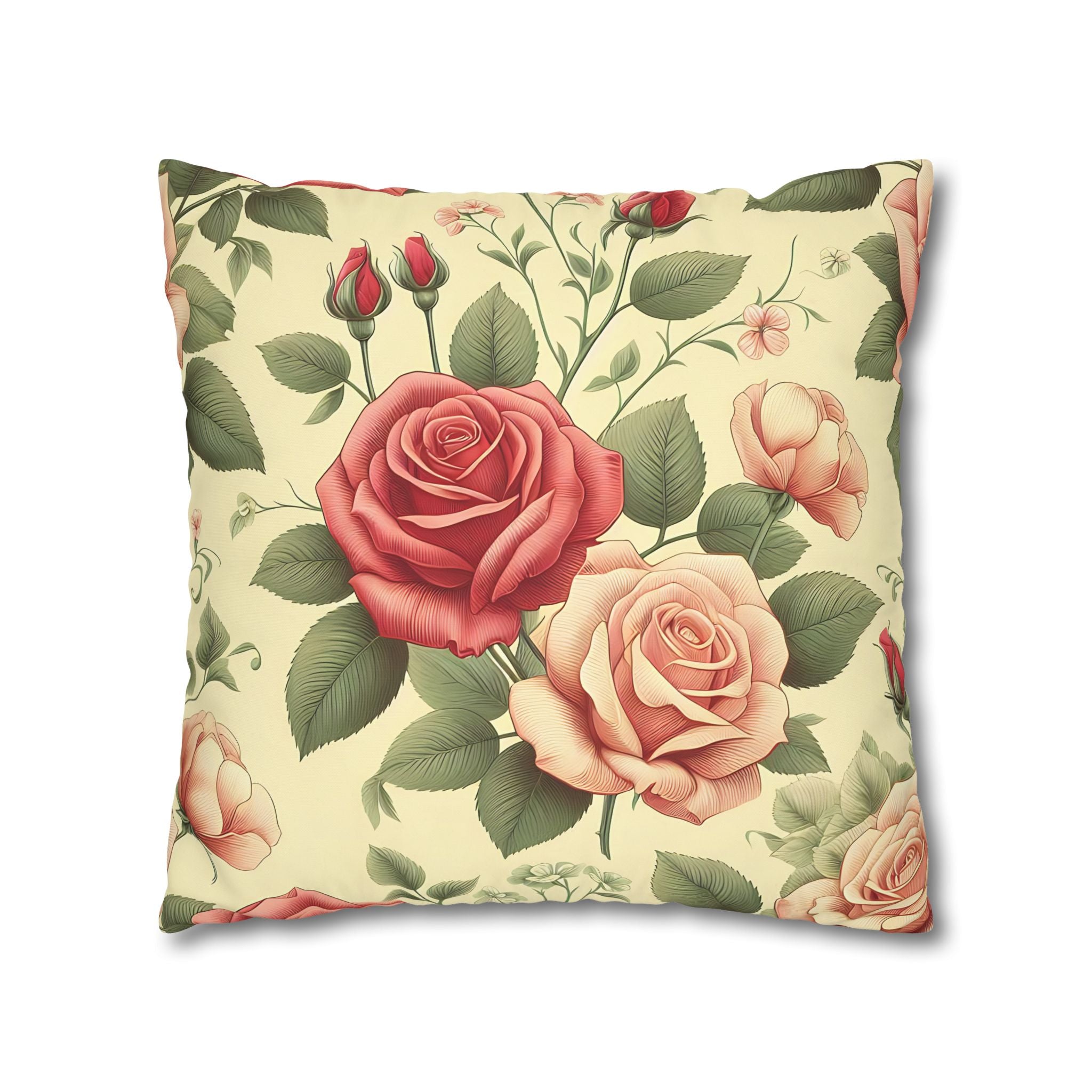 Vintage Rose Pillowcase - Floral Charm