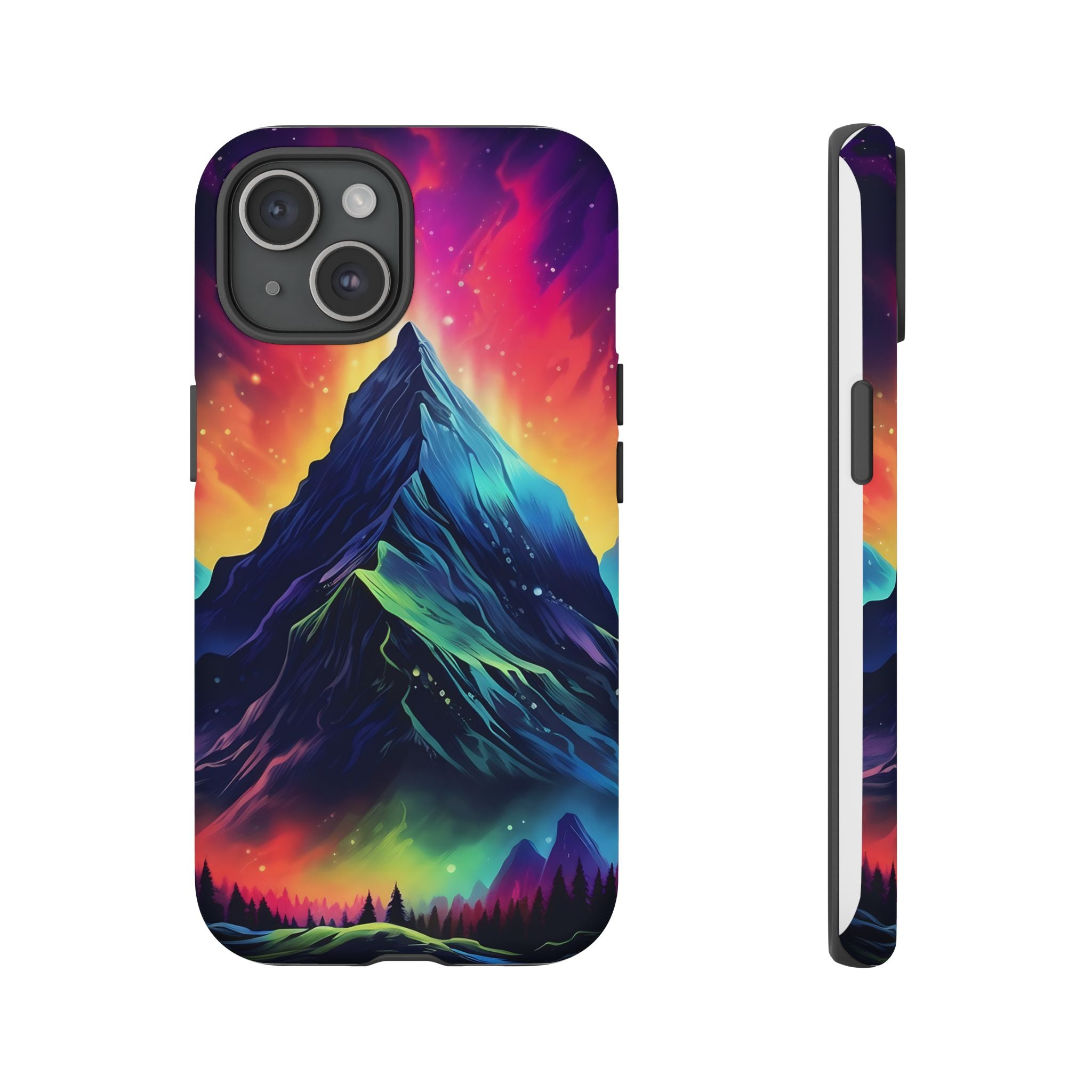 Cosmic Mountain iPhone Case - Hexagon Stone