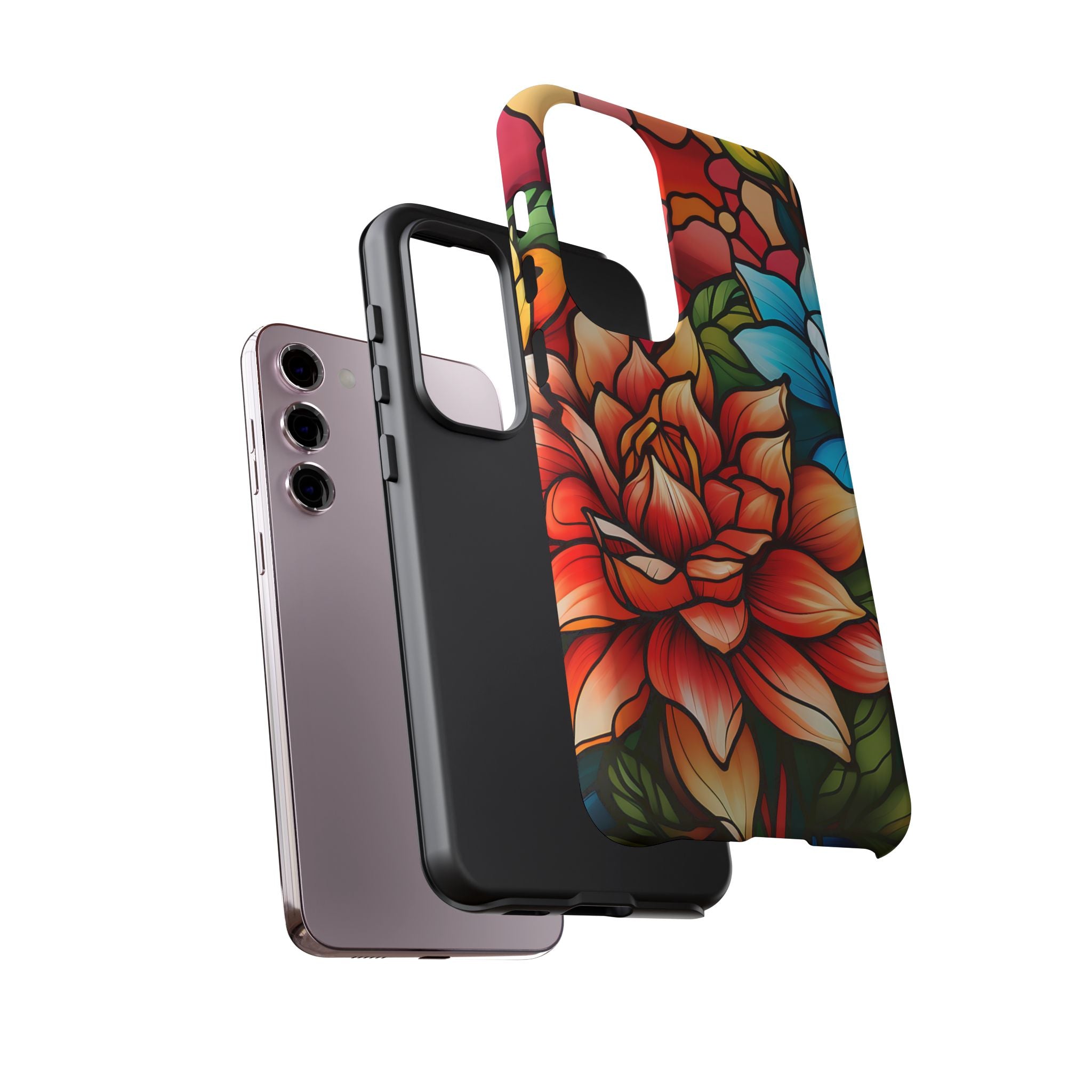 Stained Glass Floral Samsung Case