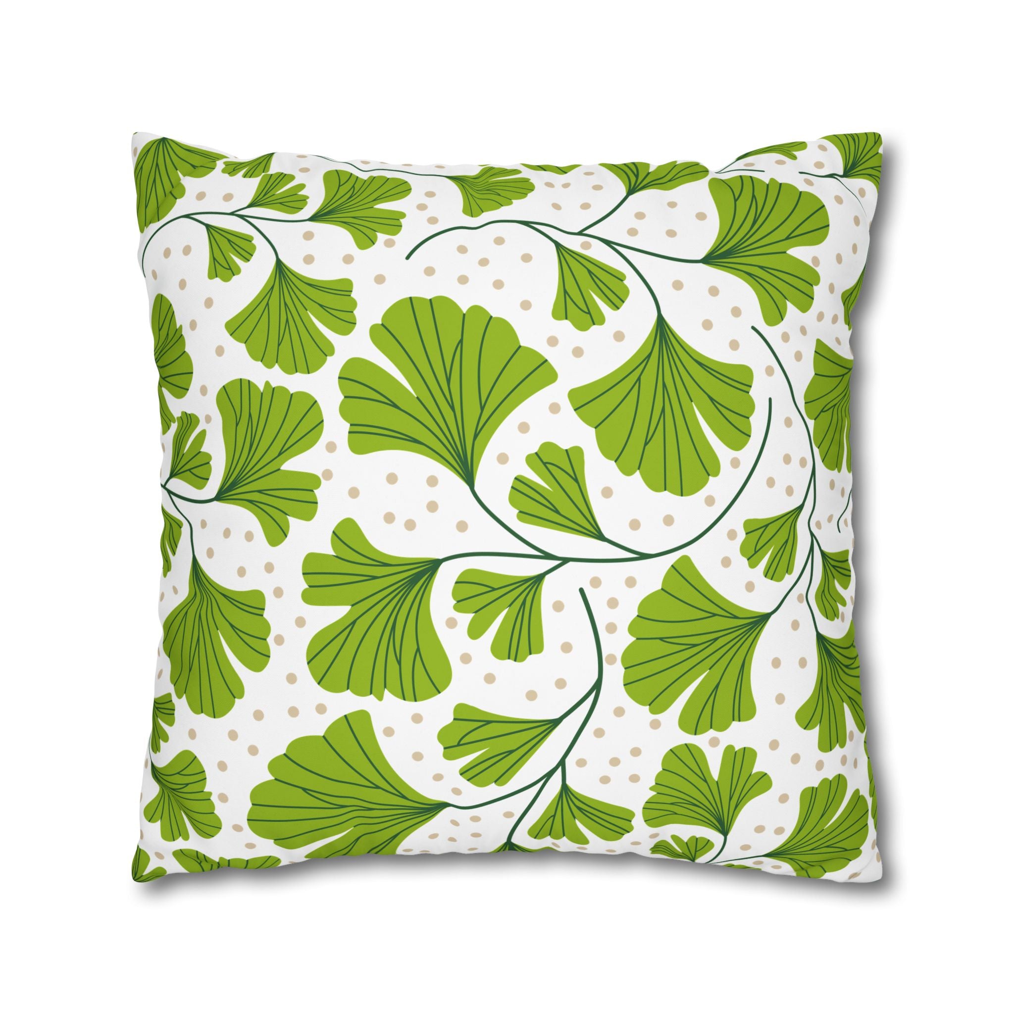 Ginkgo Biloba Pillowcase - Modern Botanical