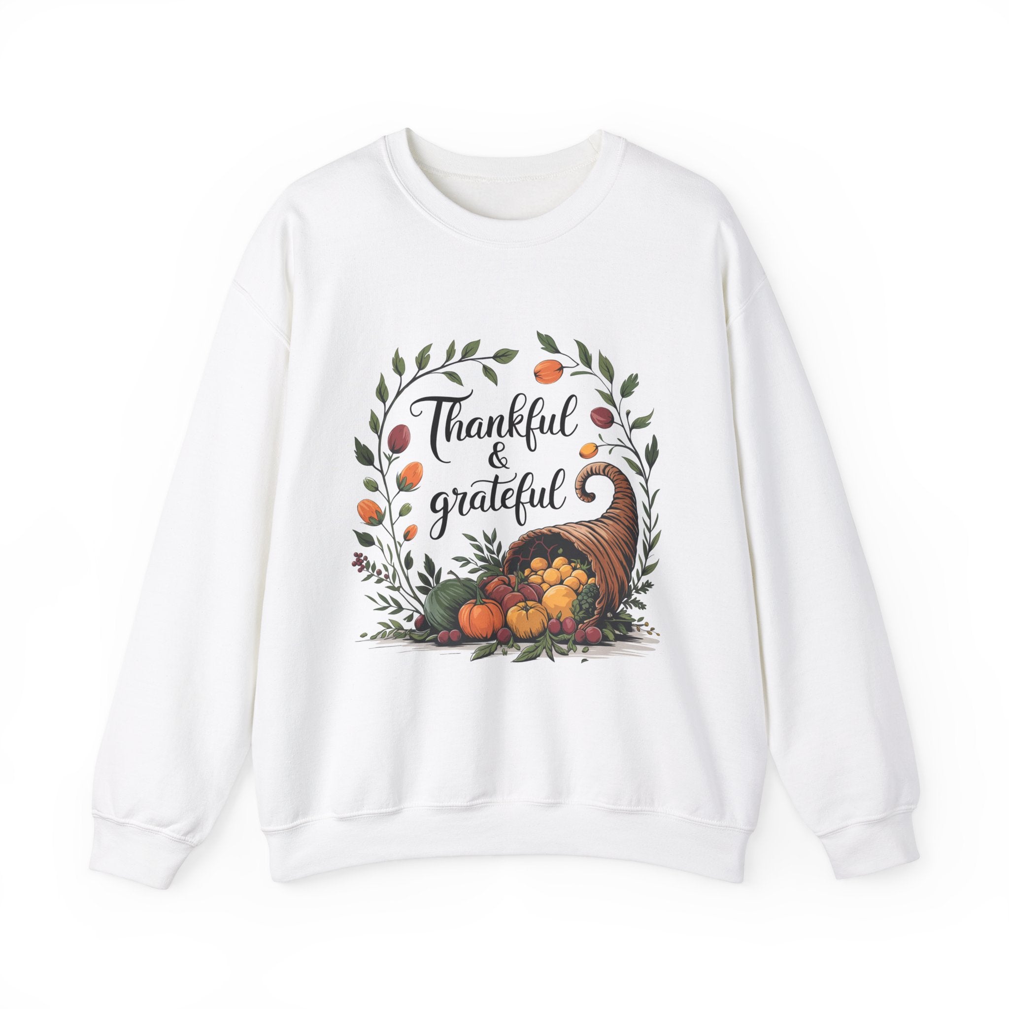 Thankful & Grateful Thanksgiving Sweatshirt