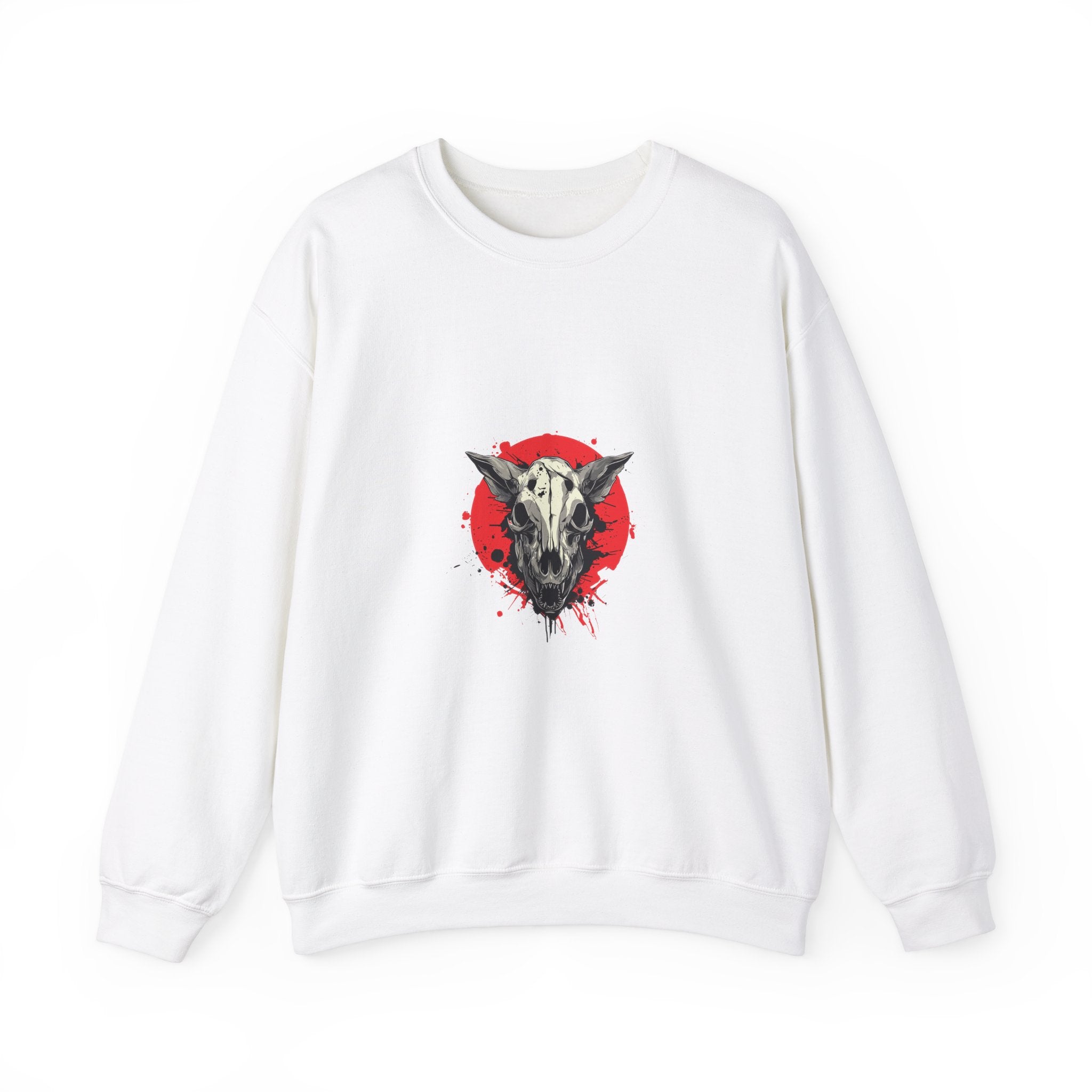 Red Sun Skull Sweatshirt