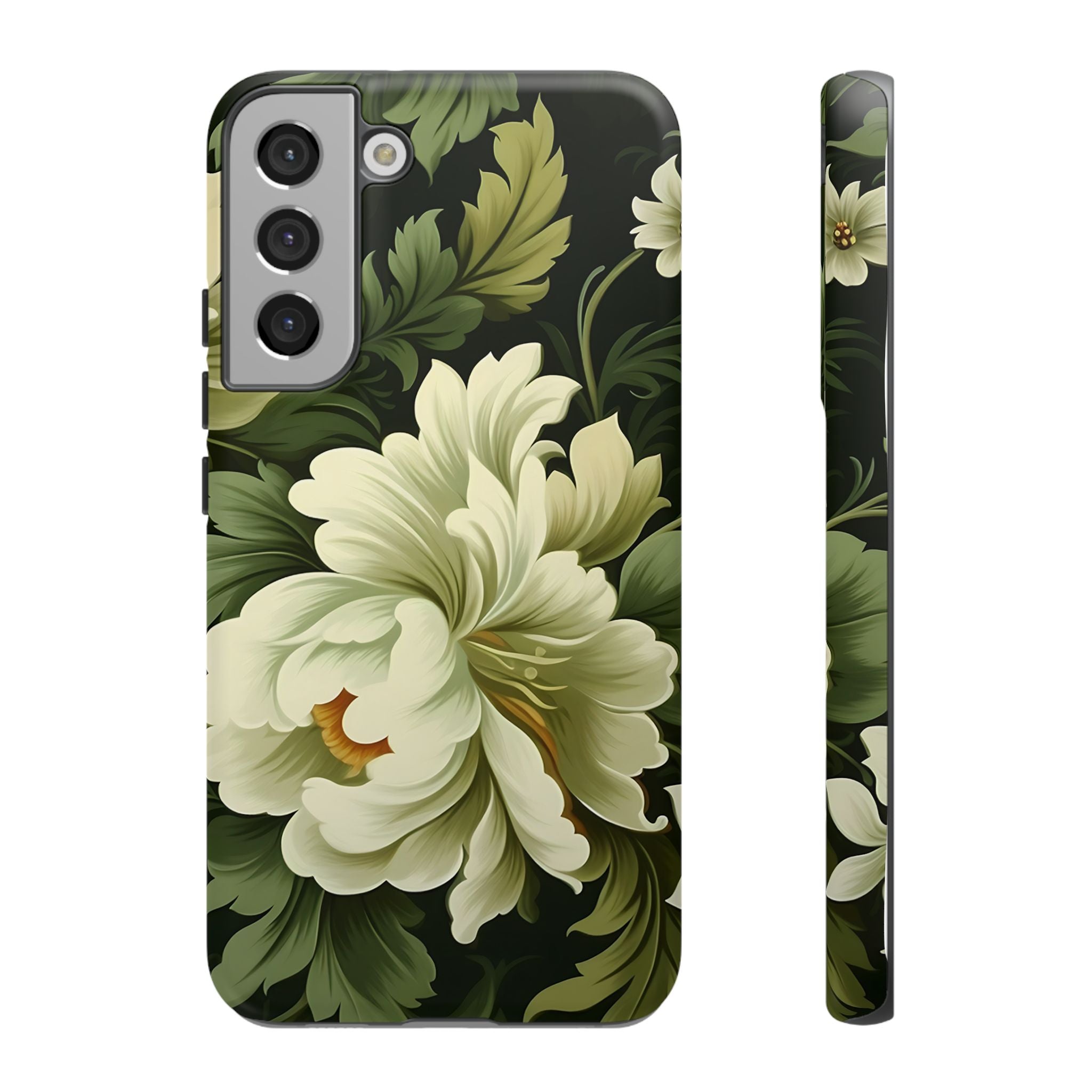 Opulent Floral Samsung Case - Dark Green