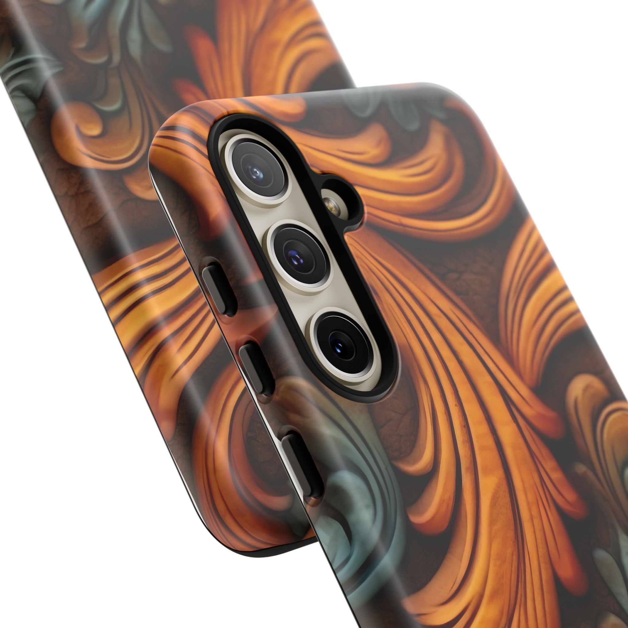 Baroque Copper Samsung Case - Luxury Design