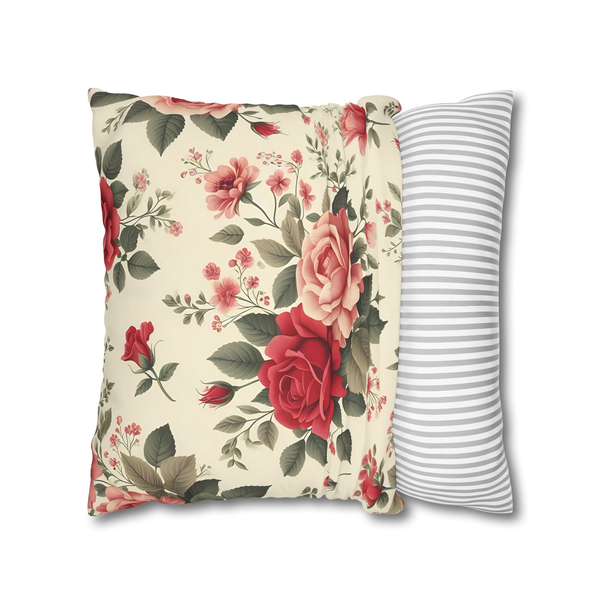 Vintage Rose Pillowcase - Floral Bedding