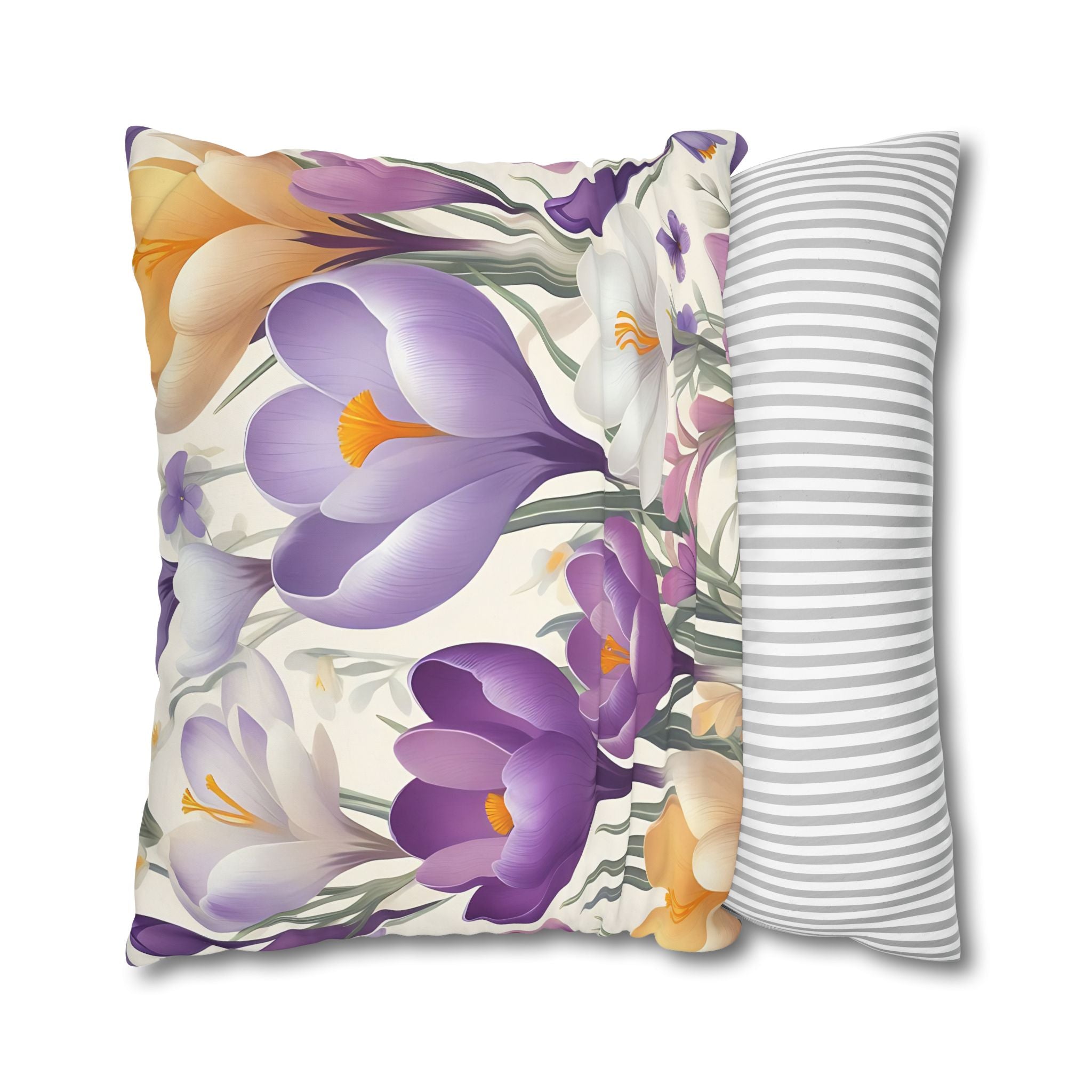 Floral Crocus Pillowcase - Botanical Bloom