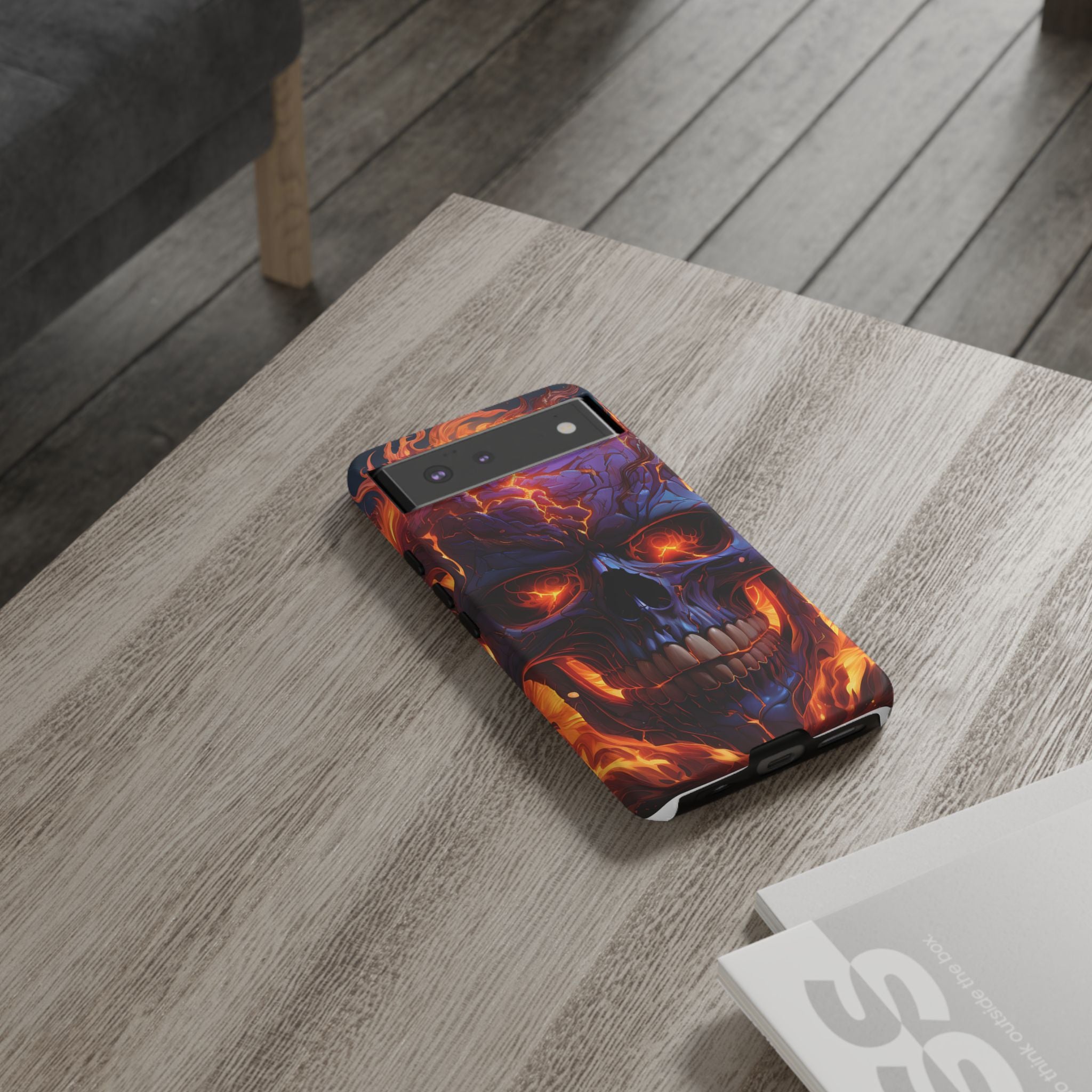 Fiery Skull Google Pixel Case (All Models)