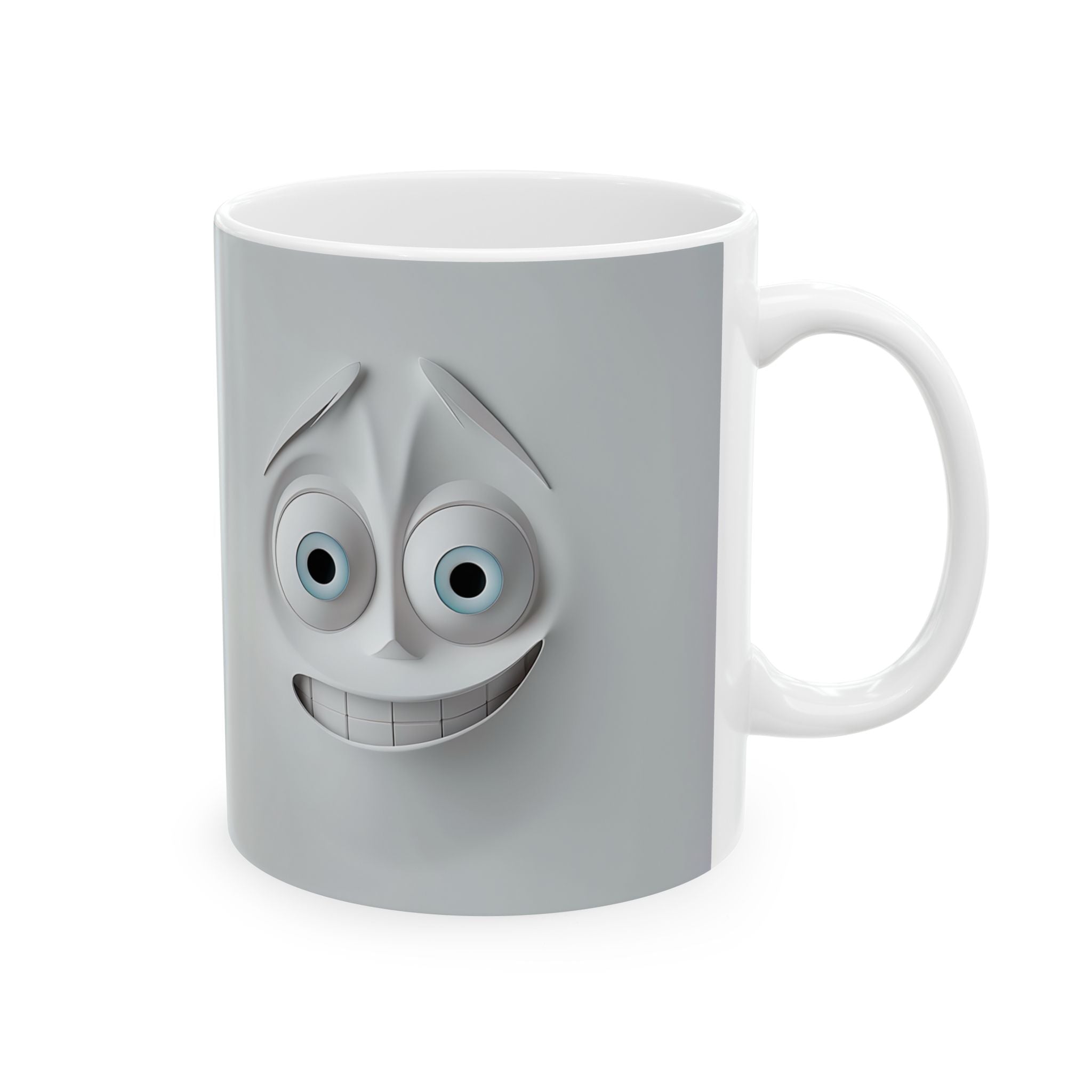 Smiling Face Mugs - Cute Duo Set