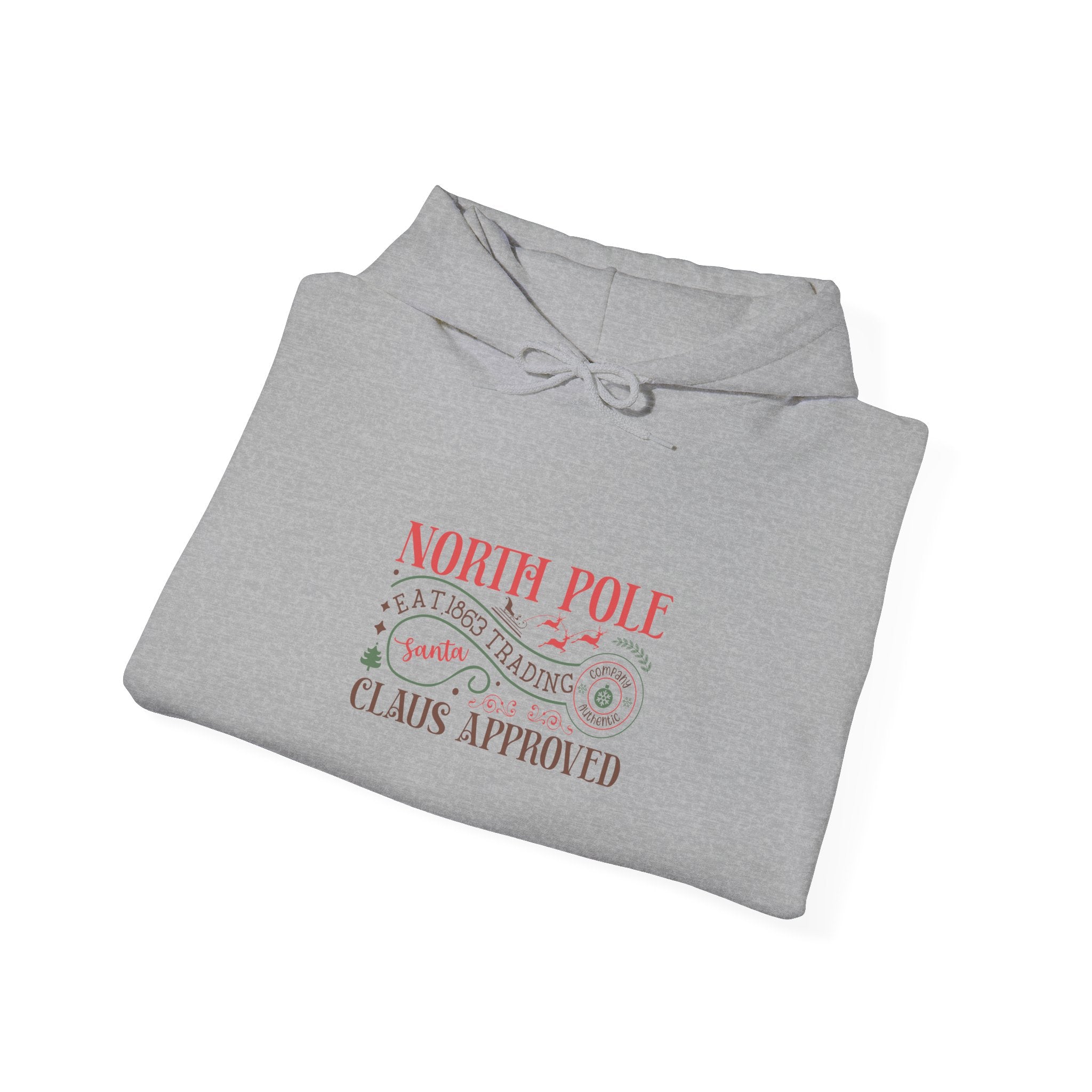 North Pole Eat.1863 Santa Claus Hoodie