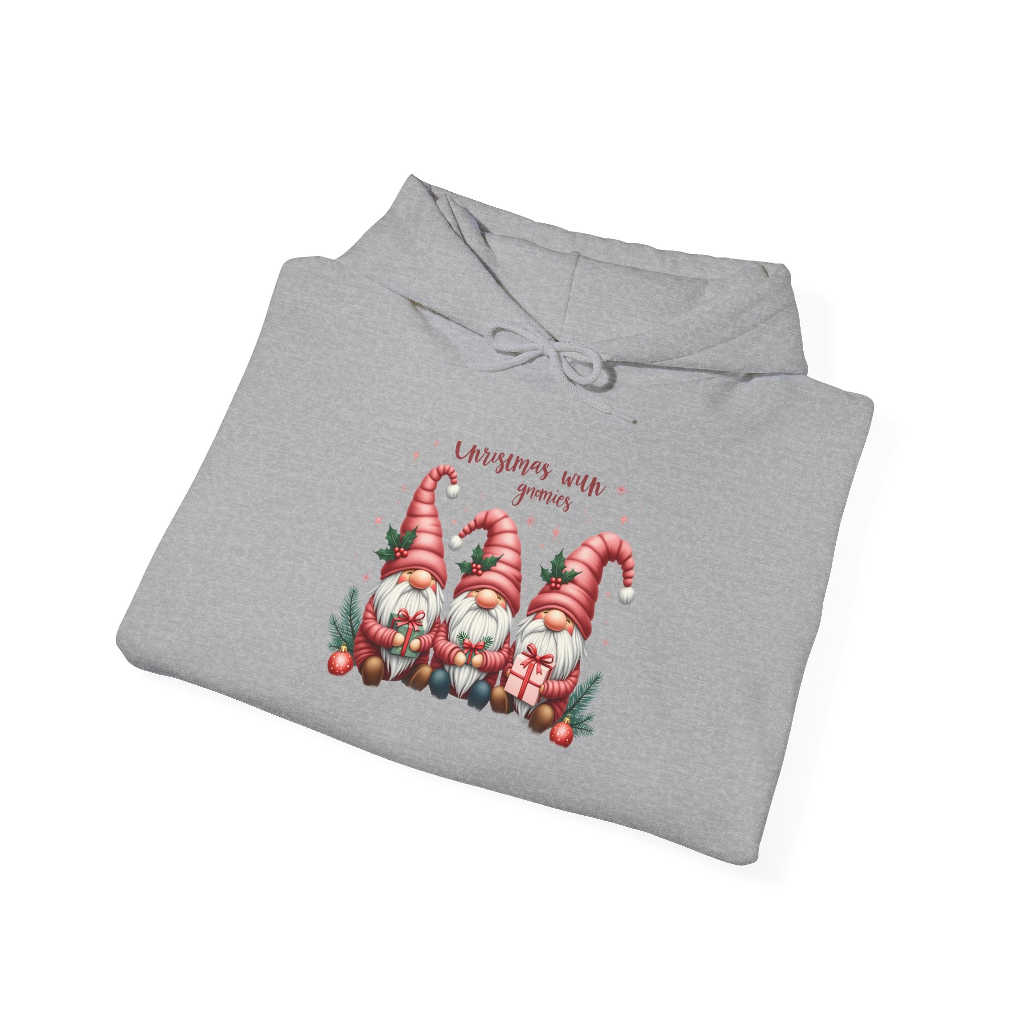 Christmas Gnomes Hoodie - Festive Fun!