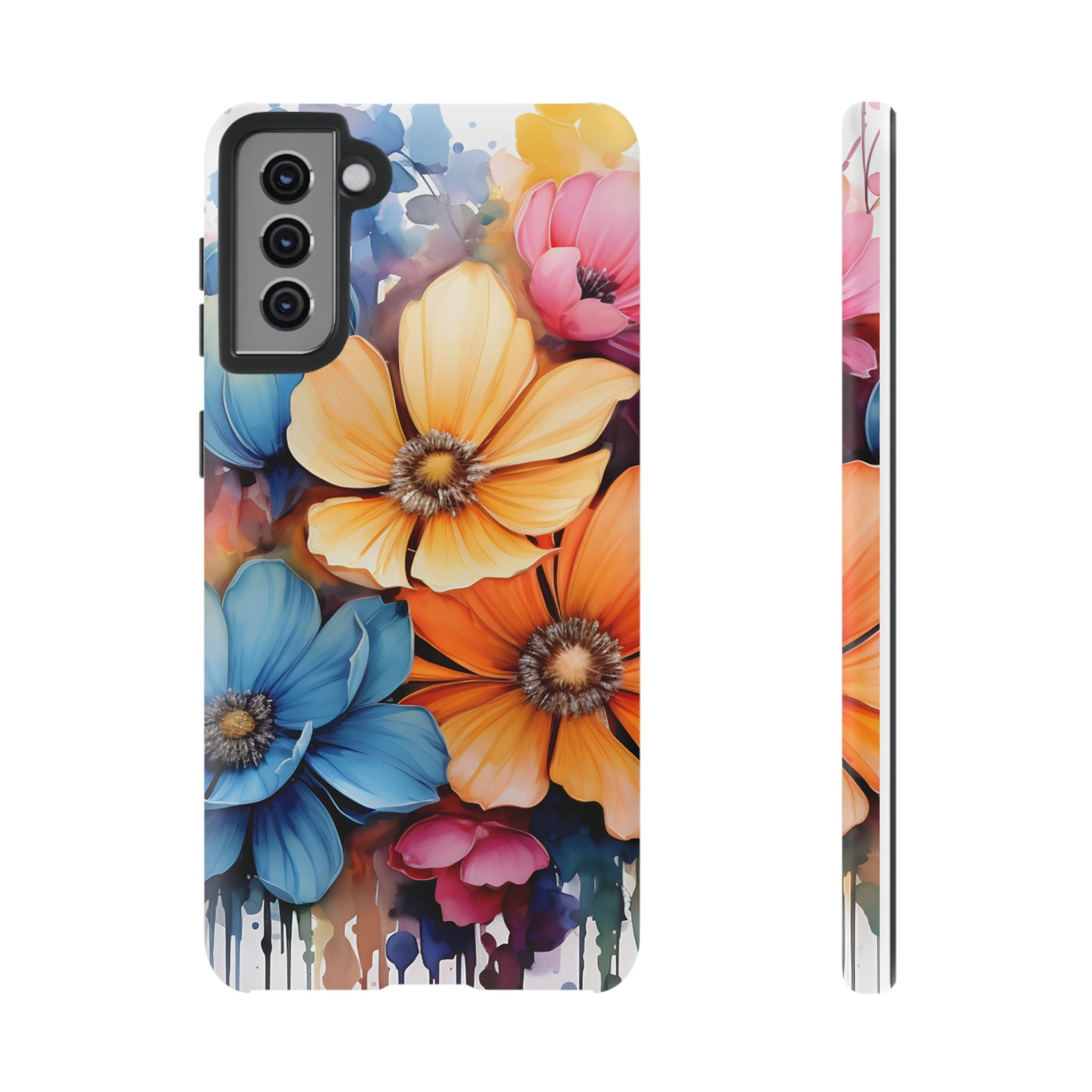 Vibrant Floral Watercolor Samsung Case