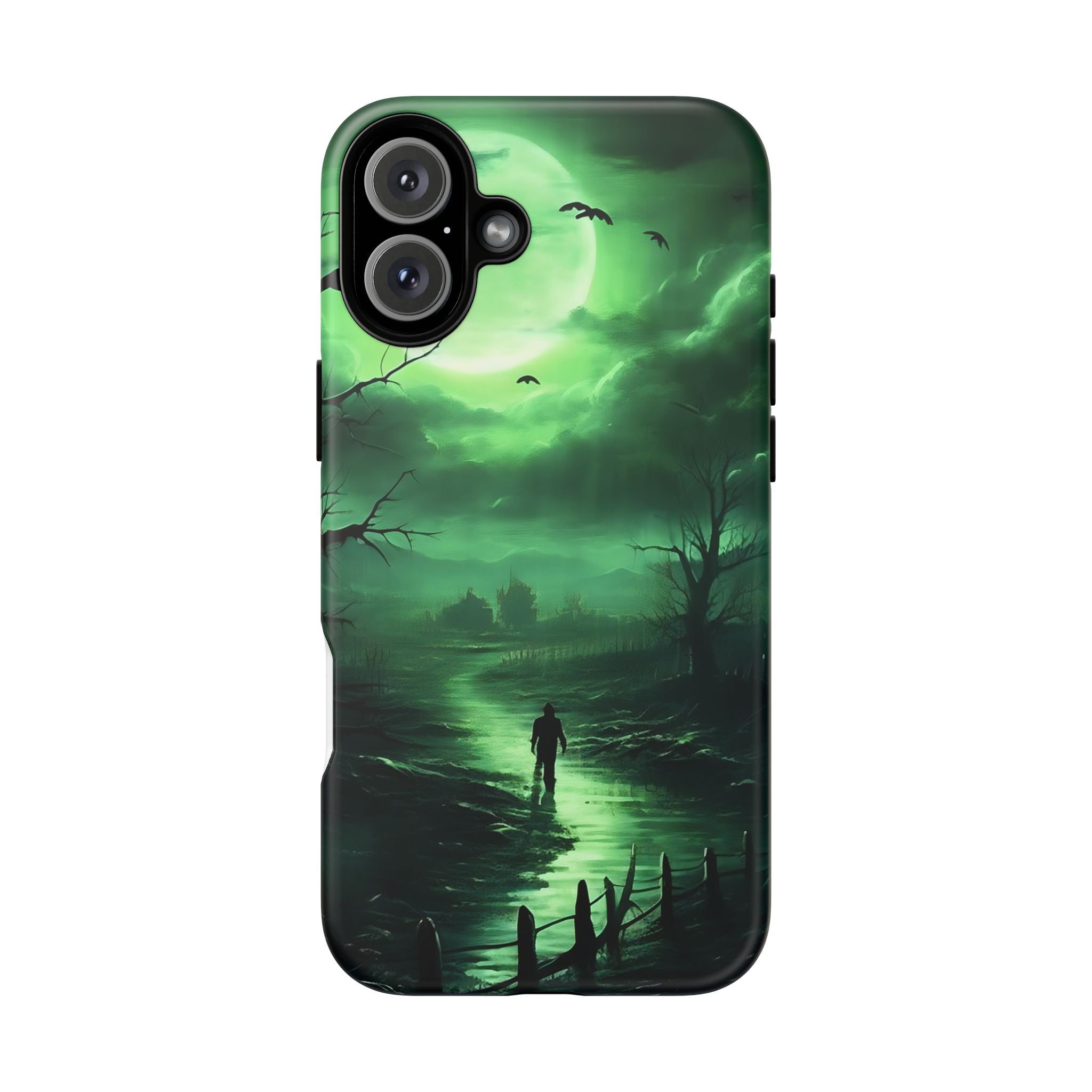 Swamp Moon Gothic iPhone Case - Hexagon Stone