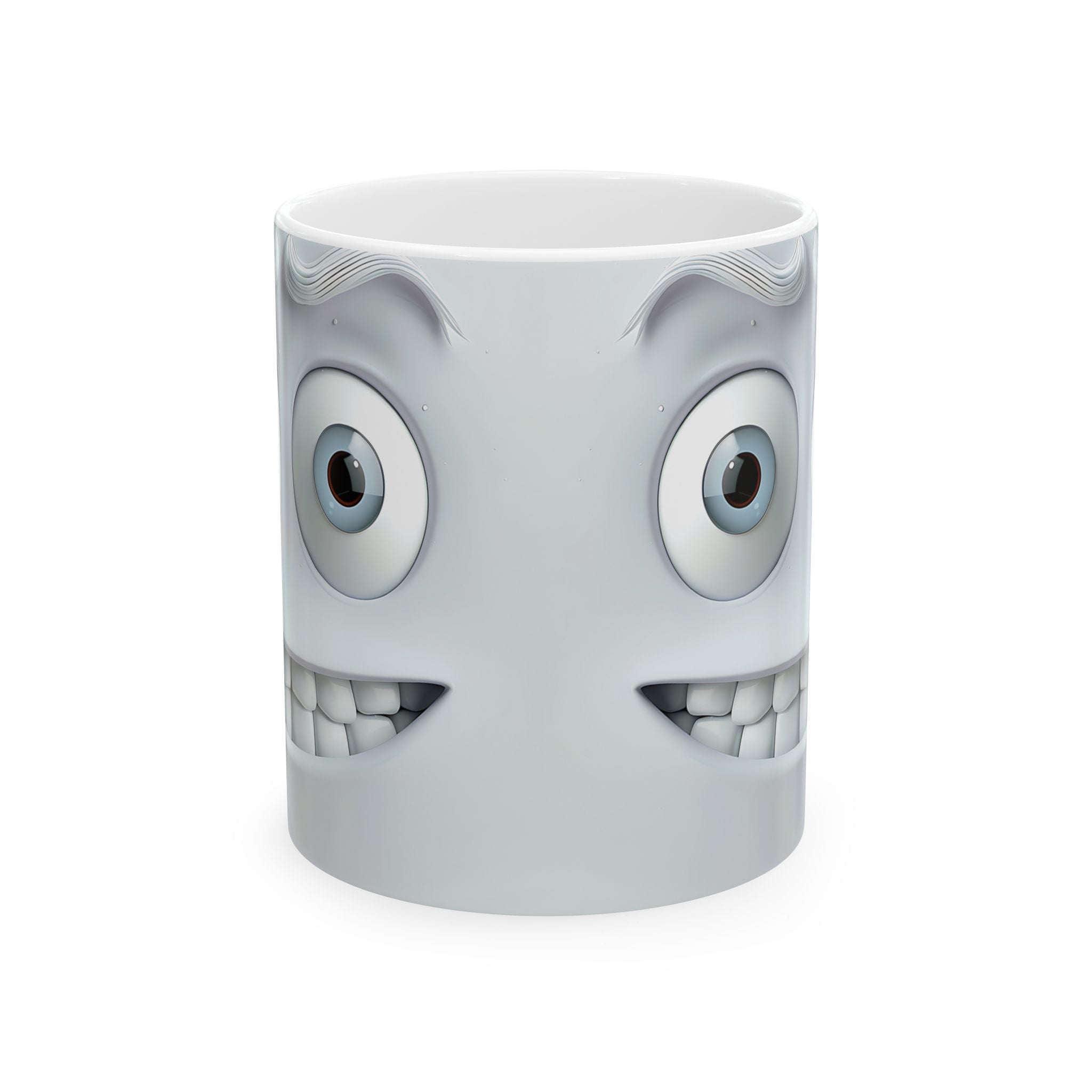 Smiling Face Mugs - Set of 2