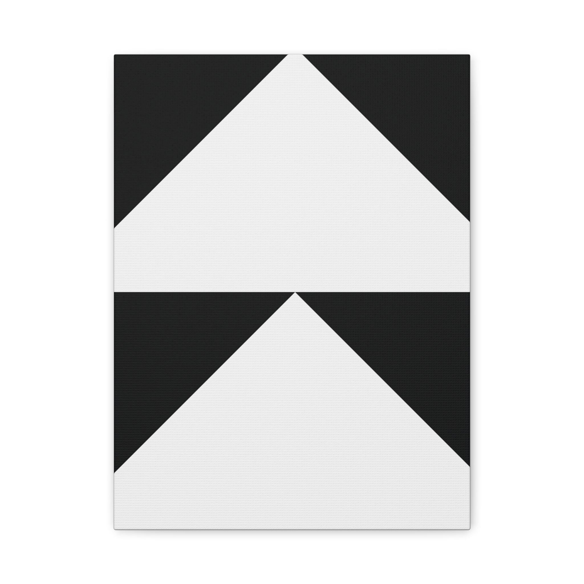 Geometric Triangle Canvas Wall Art