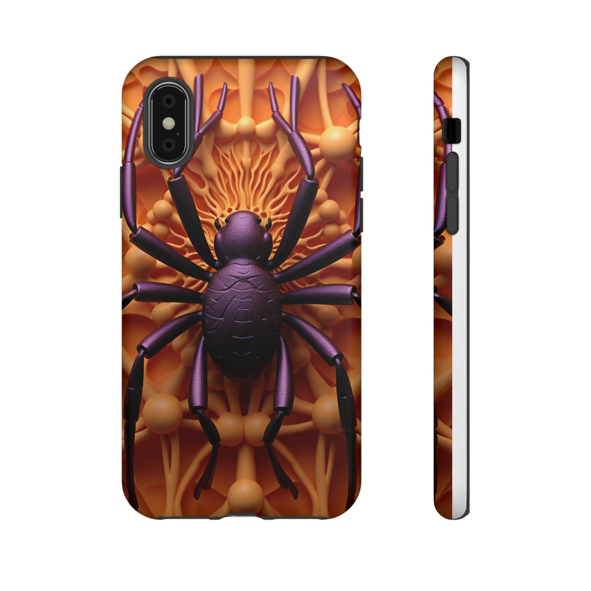 Metallic Spider Hexagon iPhone Case