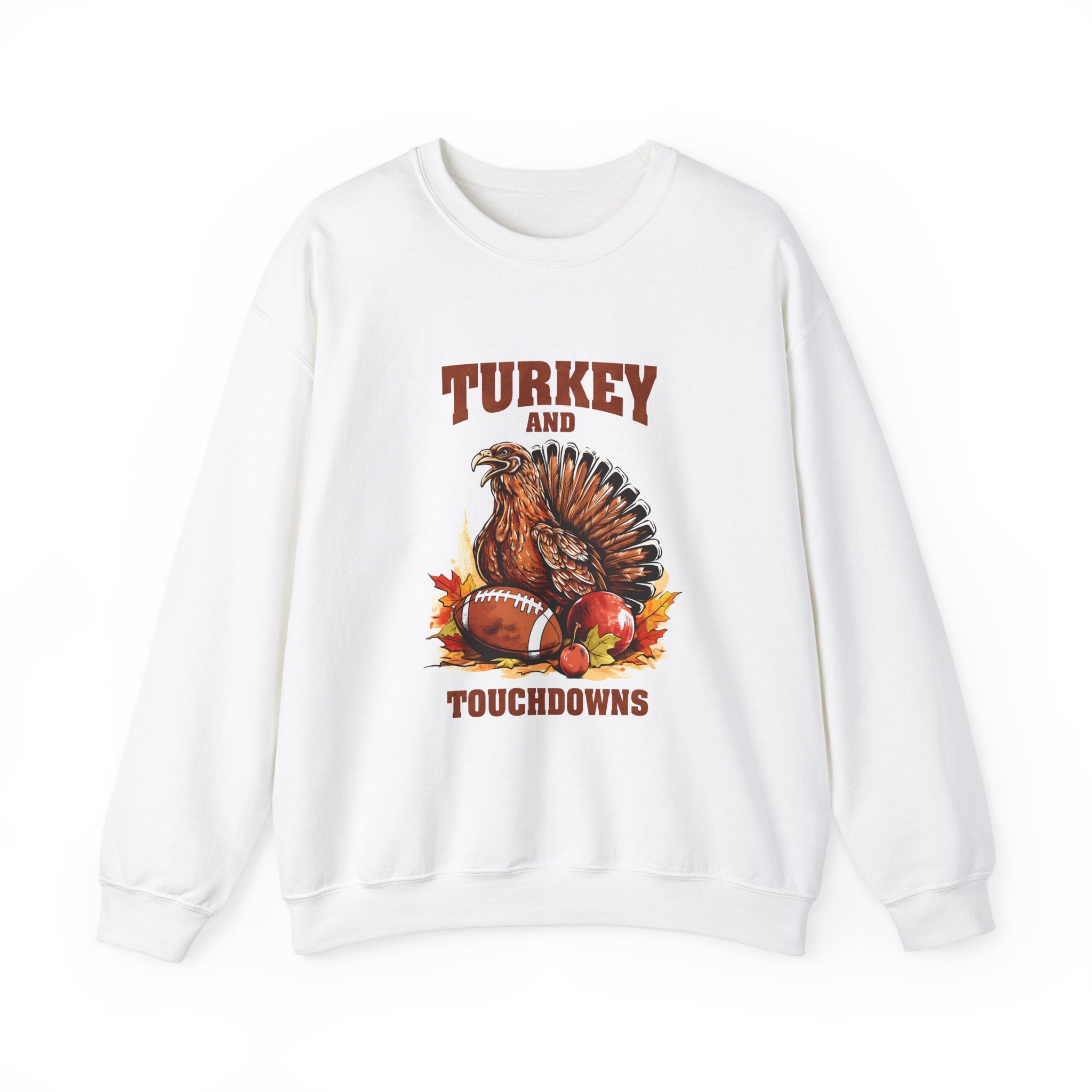 Turkey & Touchdowns Thanksgiving Sweatshirt