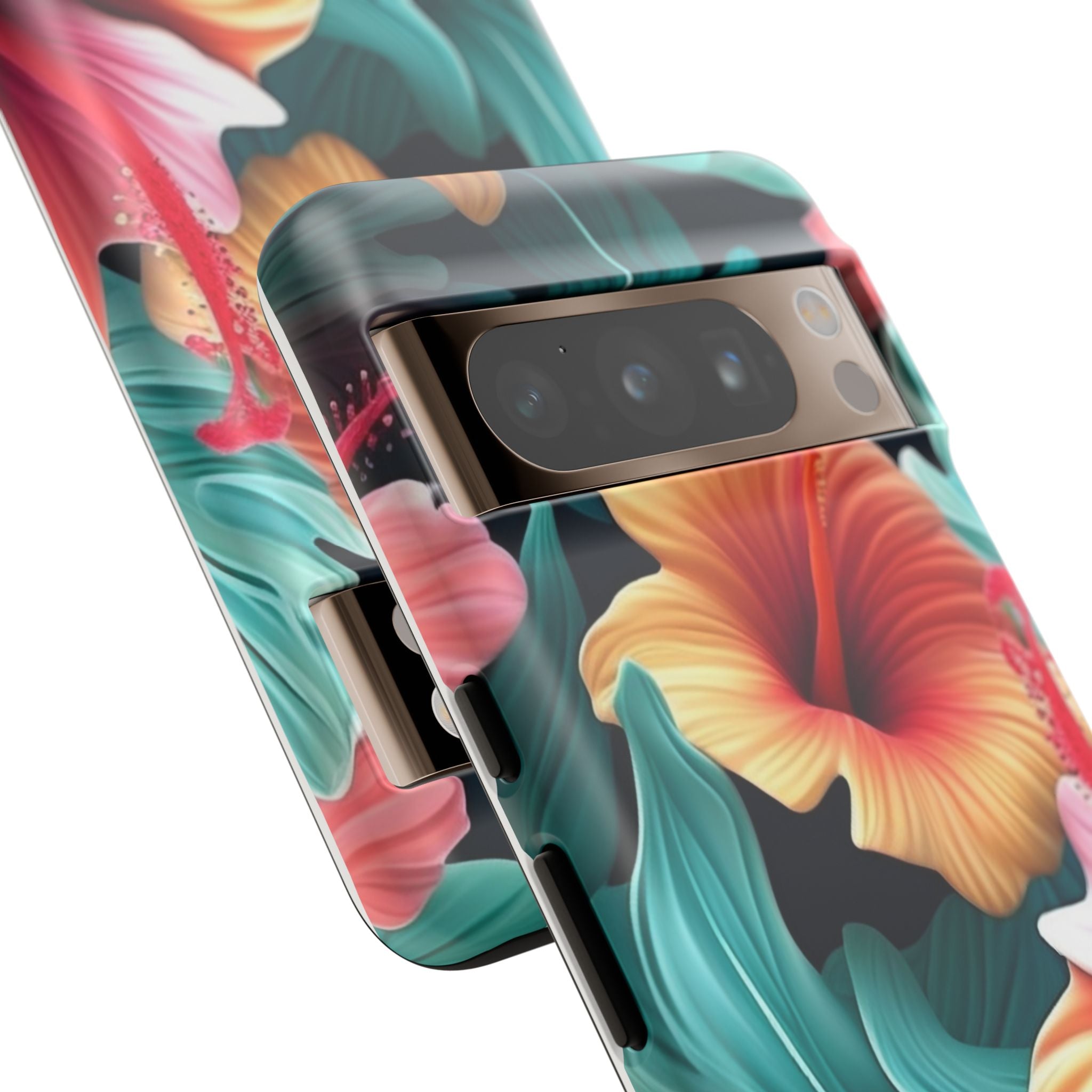 Vibrant Hibiscus Google Pixel Case (All Models)