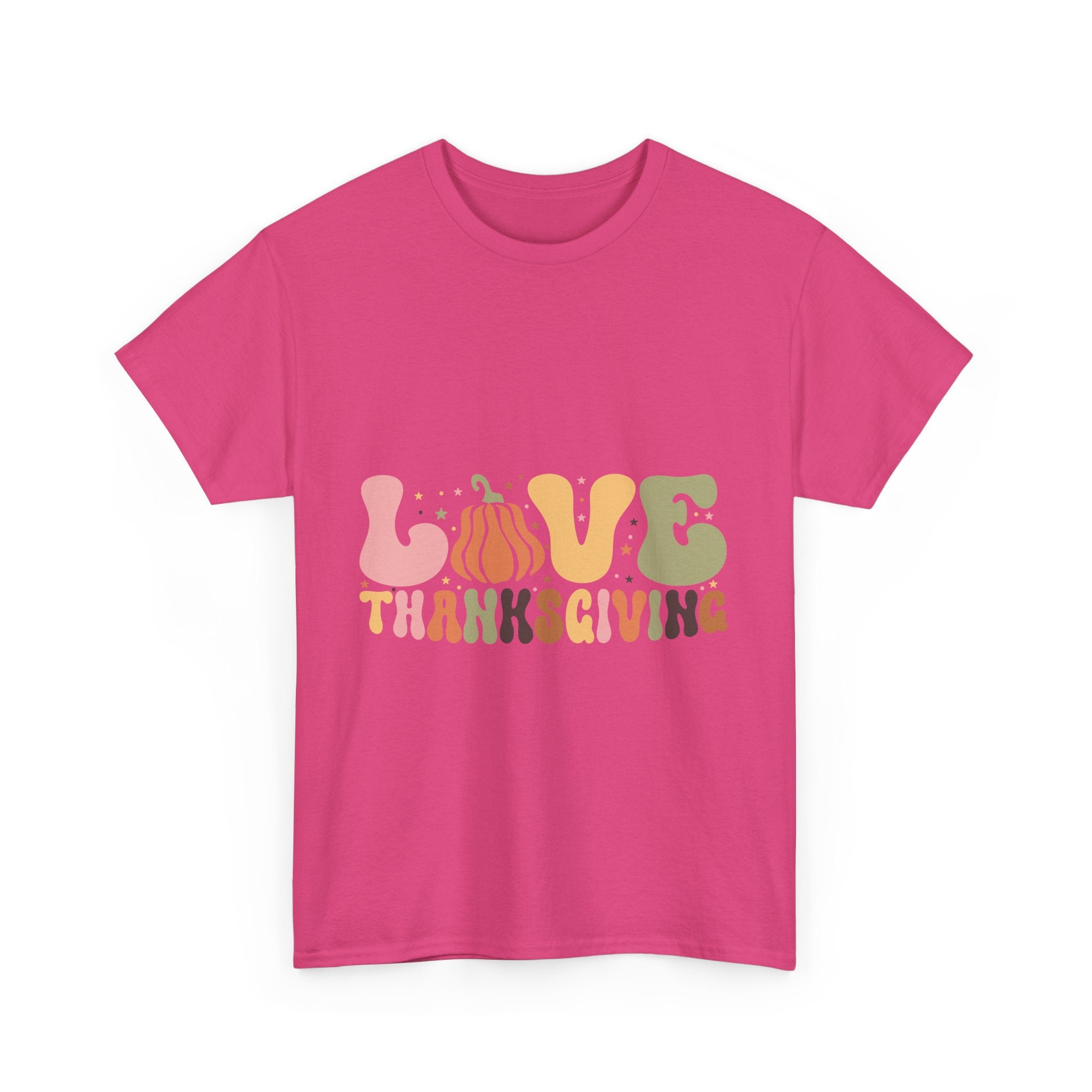 Retro Pastel Love Thanksgiving T-Shirt